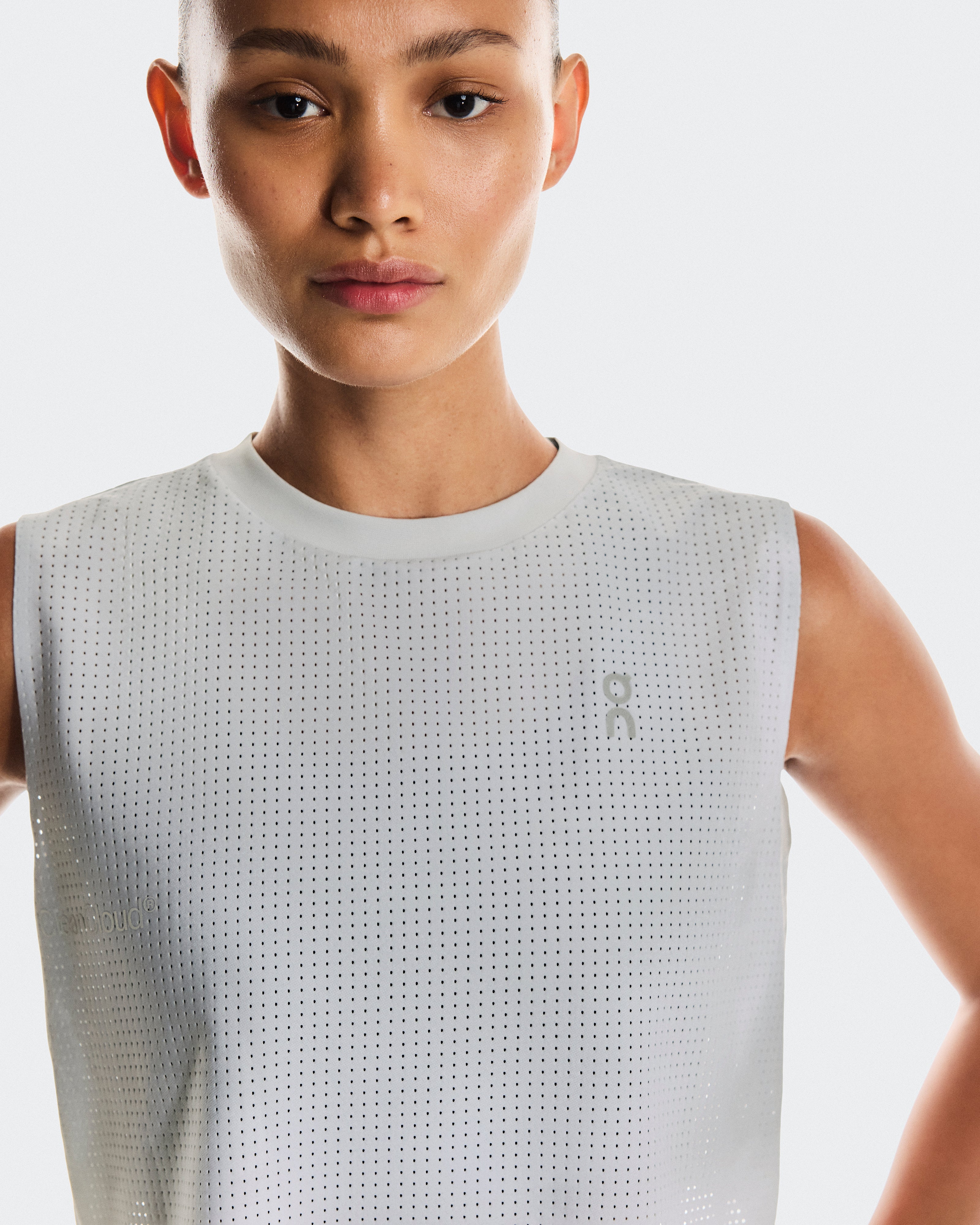 Pace Tank W Glacier | White