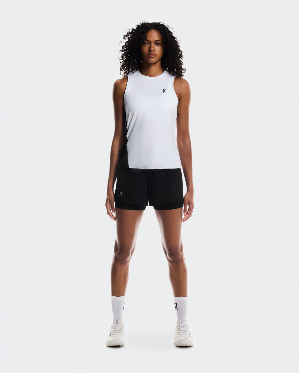 Court Tank W White | Black