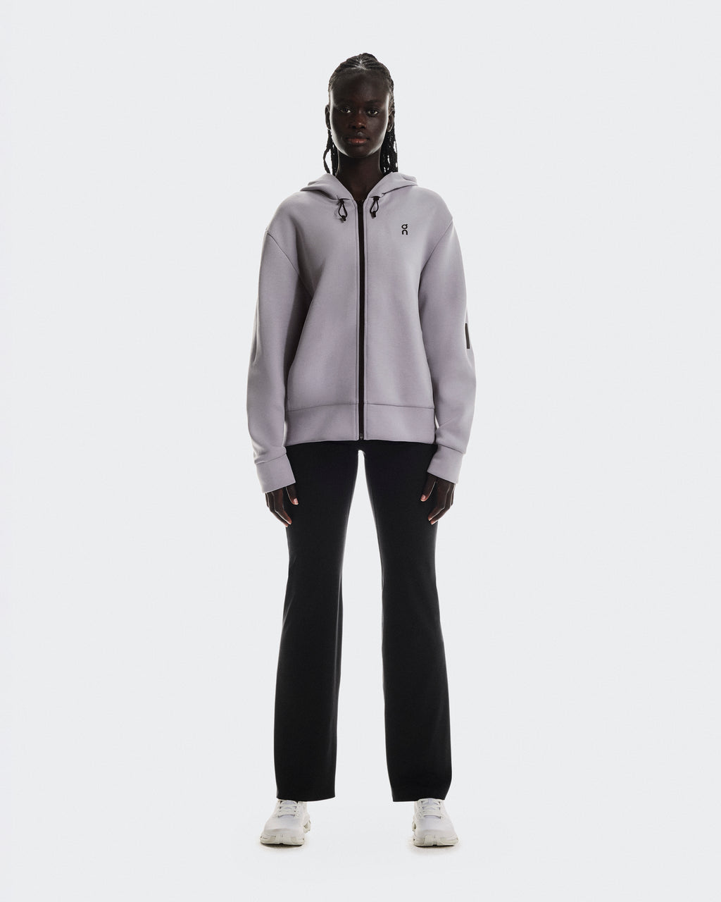 Focus Tech Zip Hoodie W Lilac