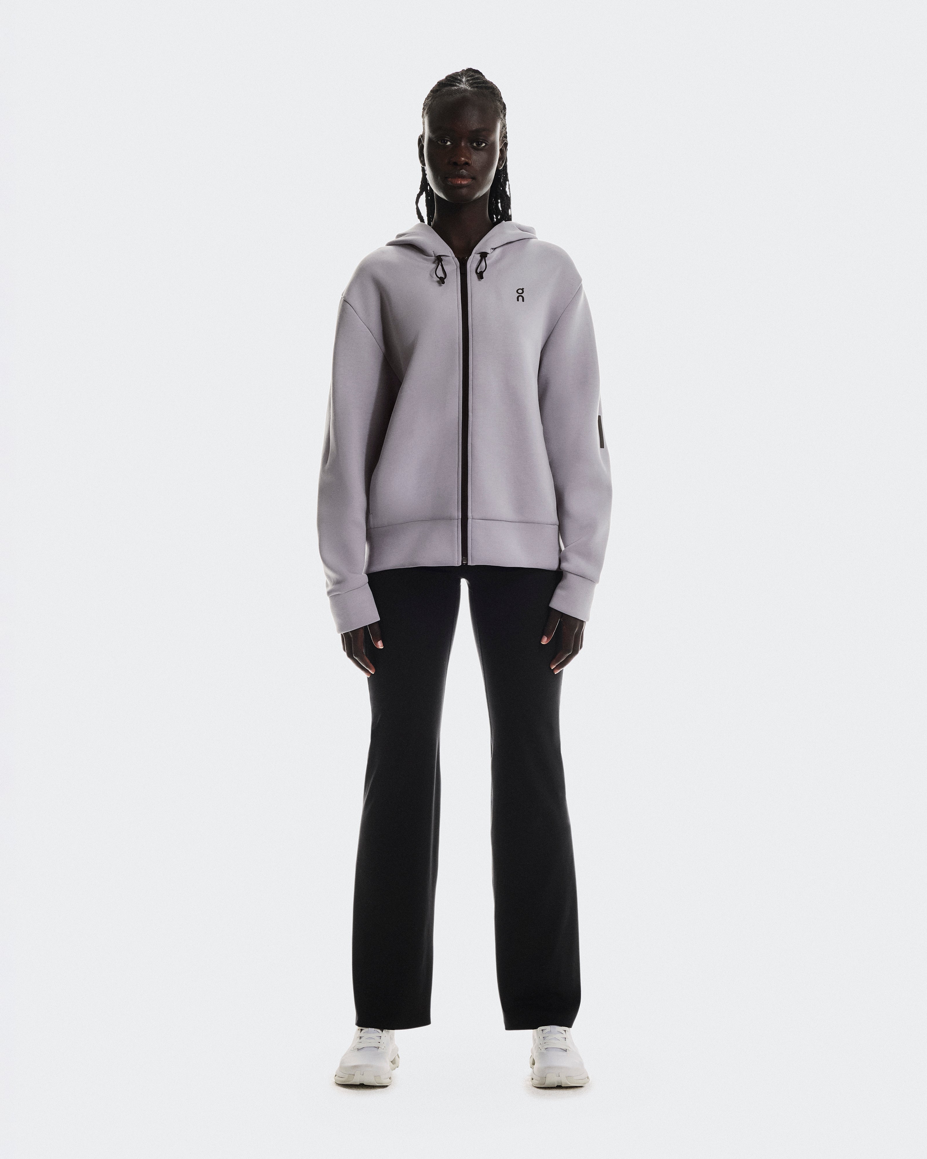 Focus Tech Zip Hoodie W Lilac
