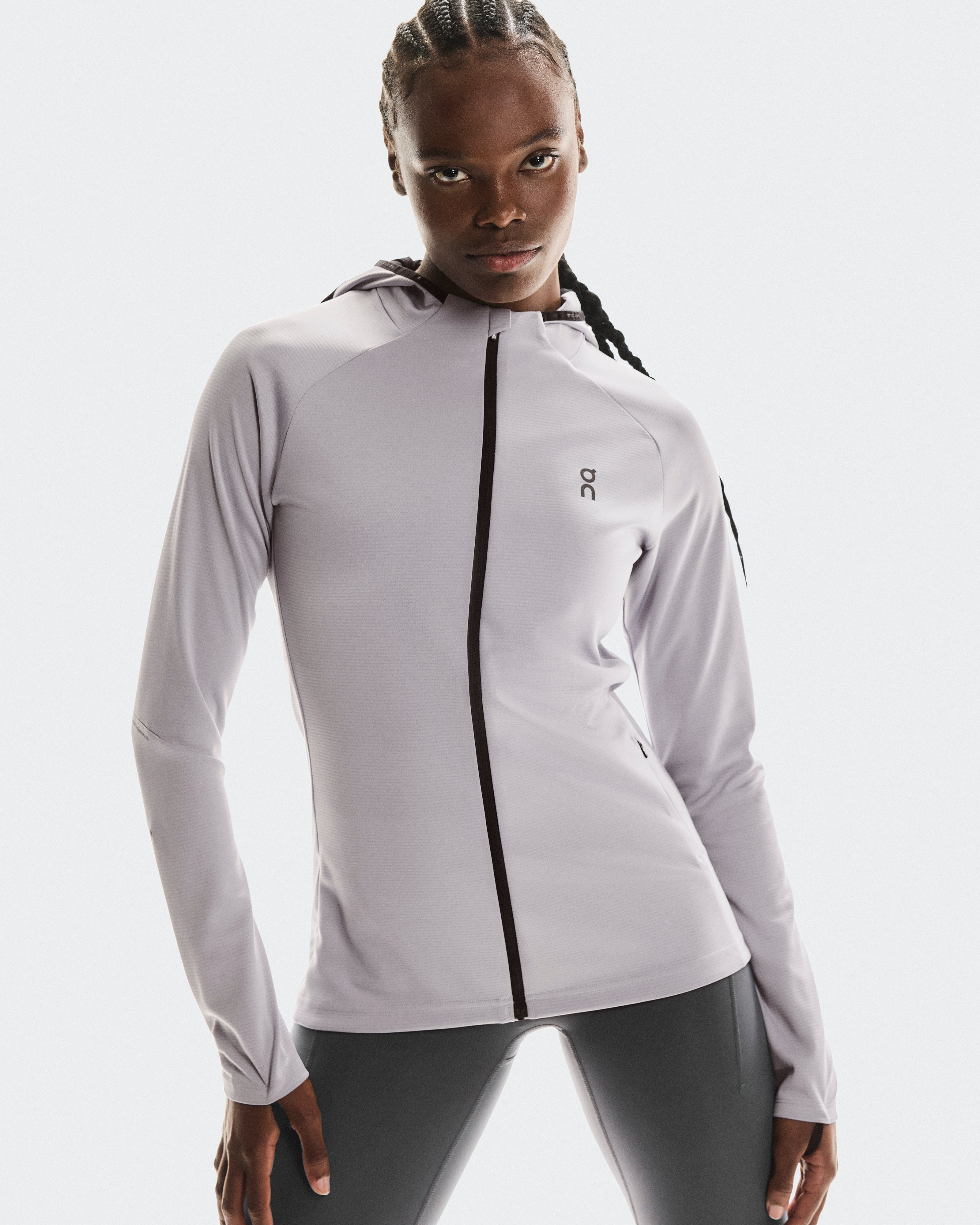 Climate Zip Hoodie W Lilac