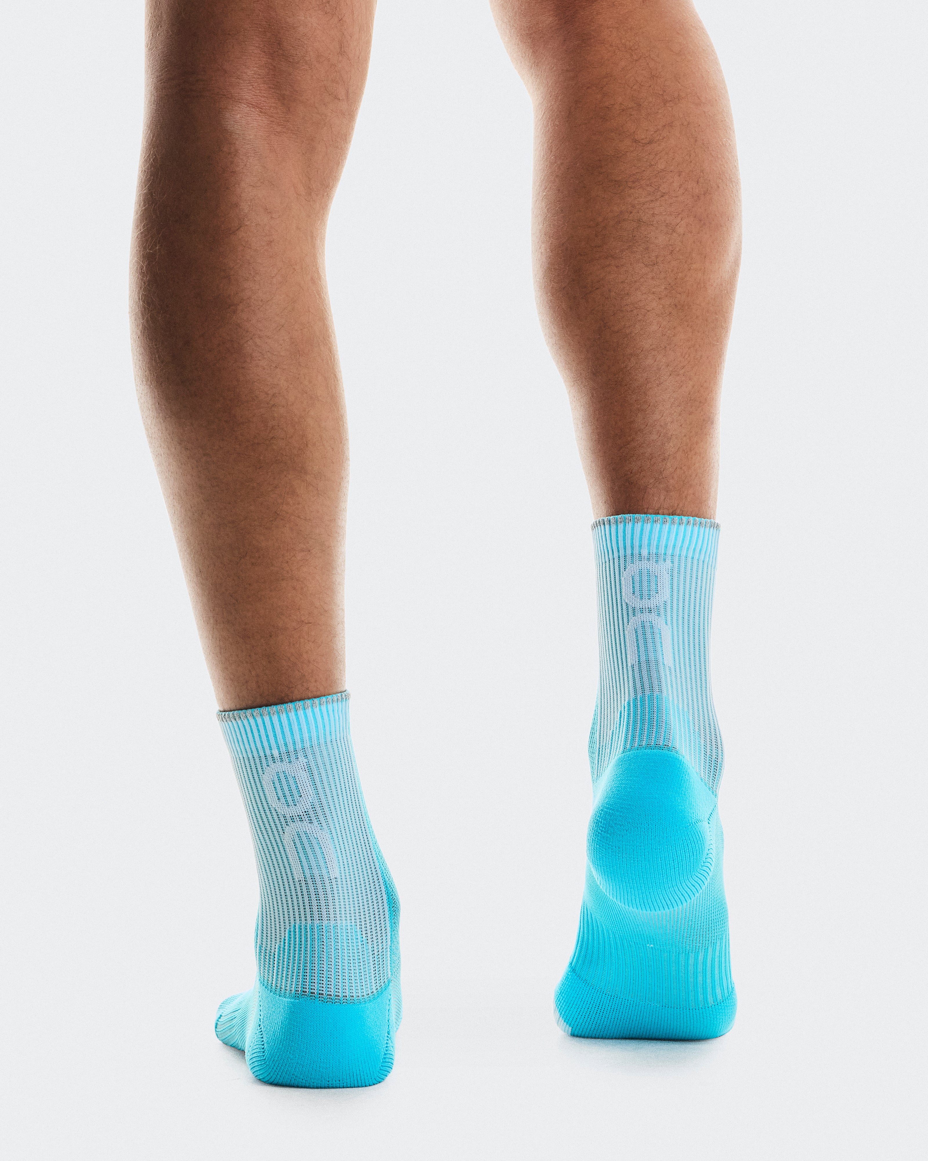 Performance Run Sock Mid U Horizon | White