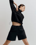Track Shorts 1 W Black