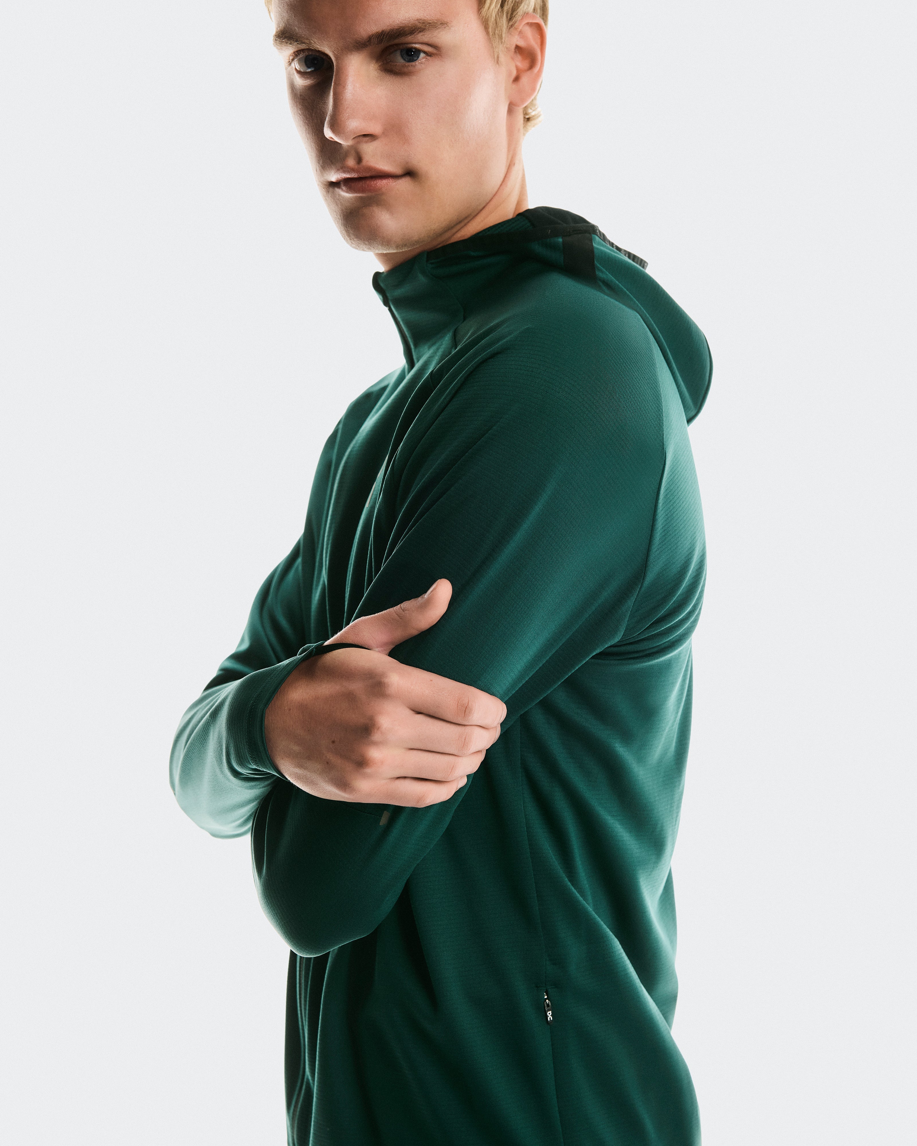 Climate Zip Hoodie M Spirulina