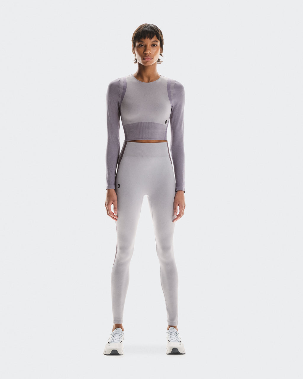 Studio Knit Long-T Crop W Lilac | Cosmos
