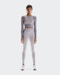 Studio Knit Long-T Crop W Lilac | Cosmos