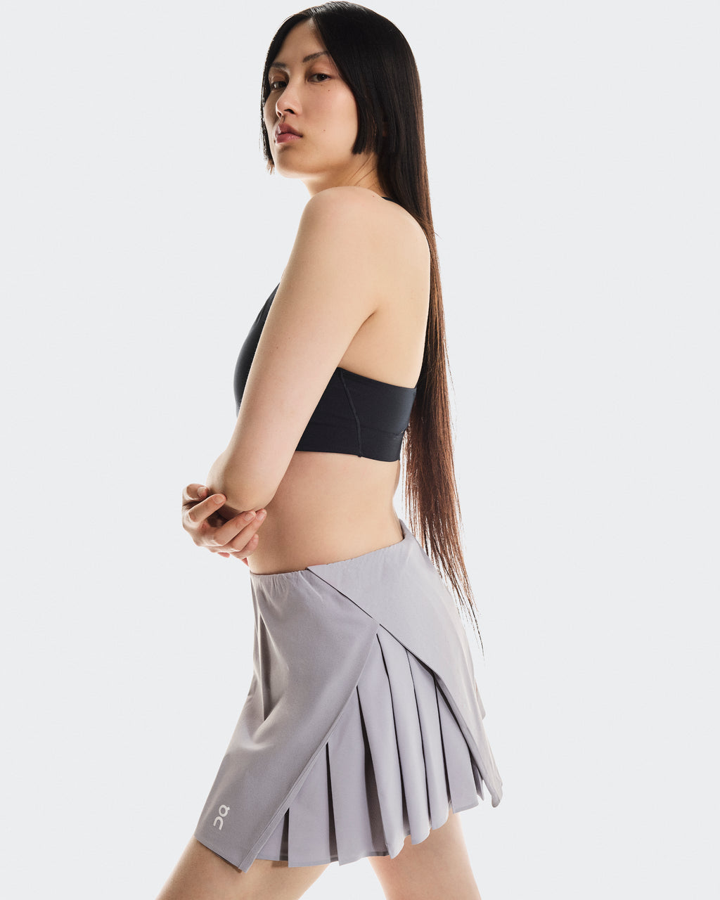 Court Skirt Side Pleat W Lilac