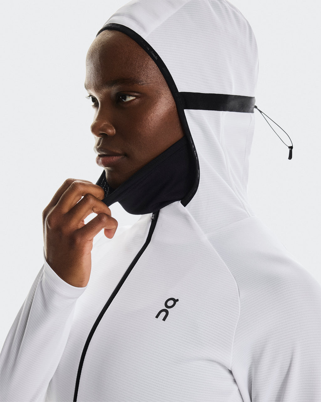 Climate Zip Hoodie W White