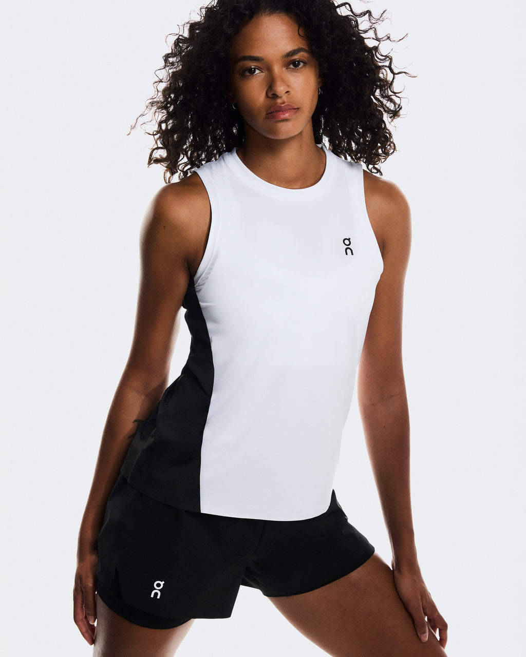 Court Tank W White | Black