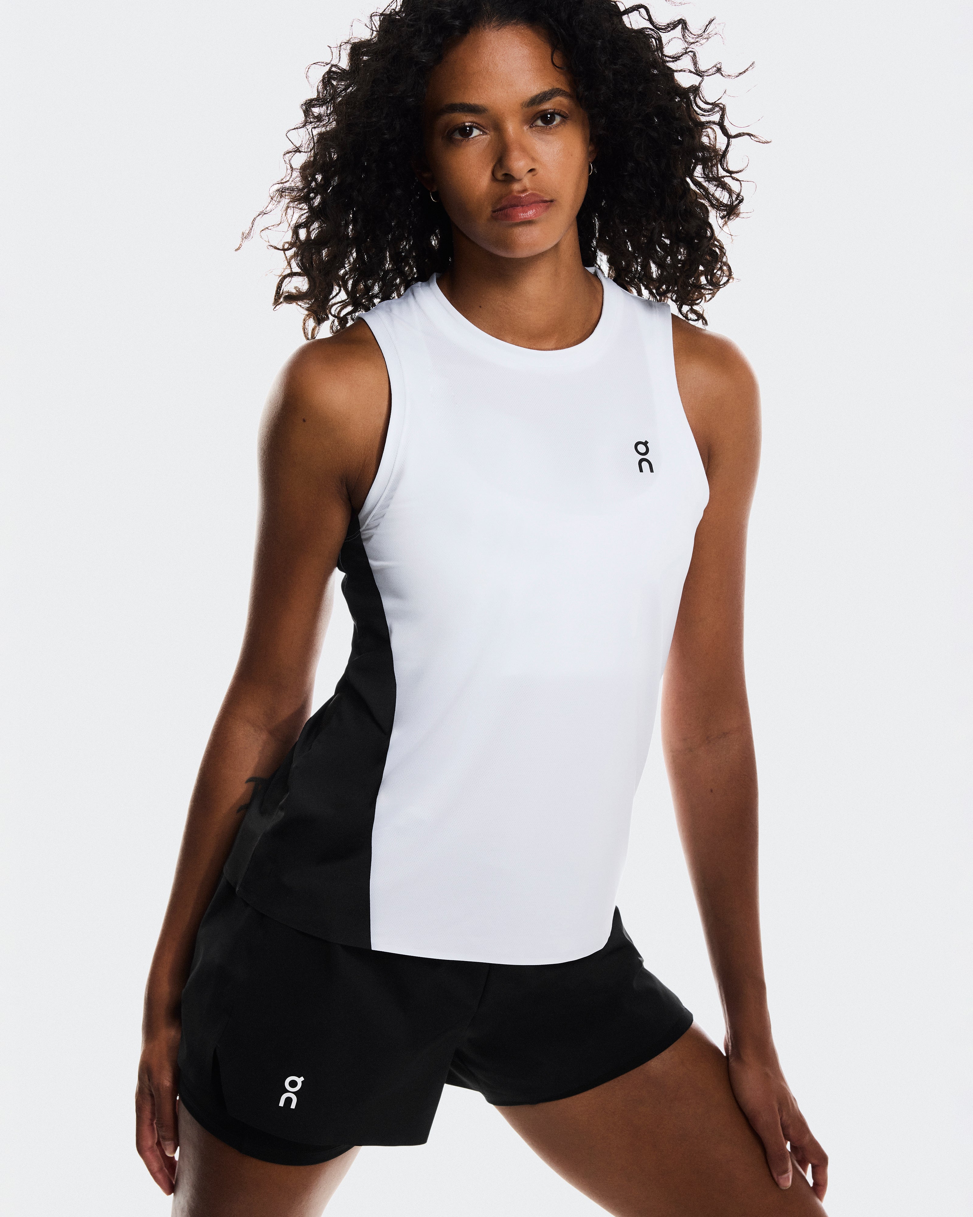 Court Tank W White | Black