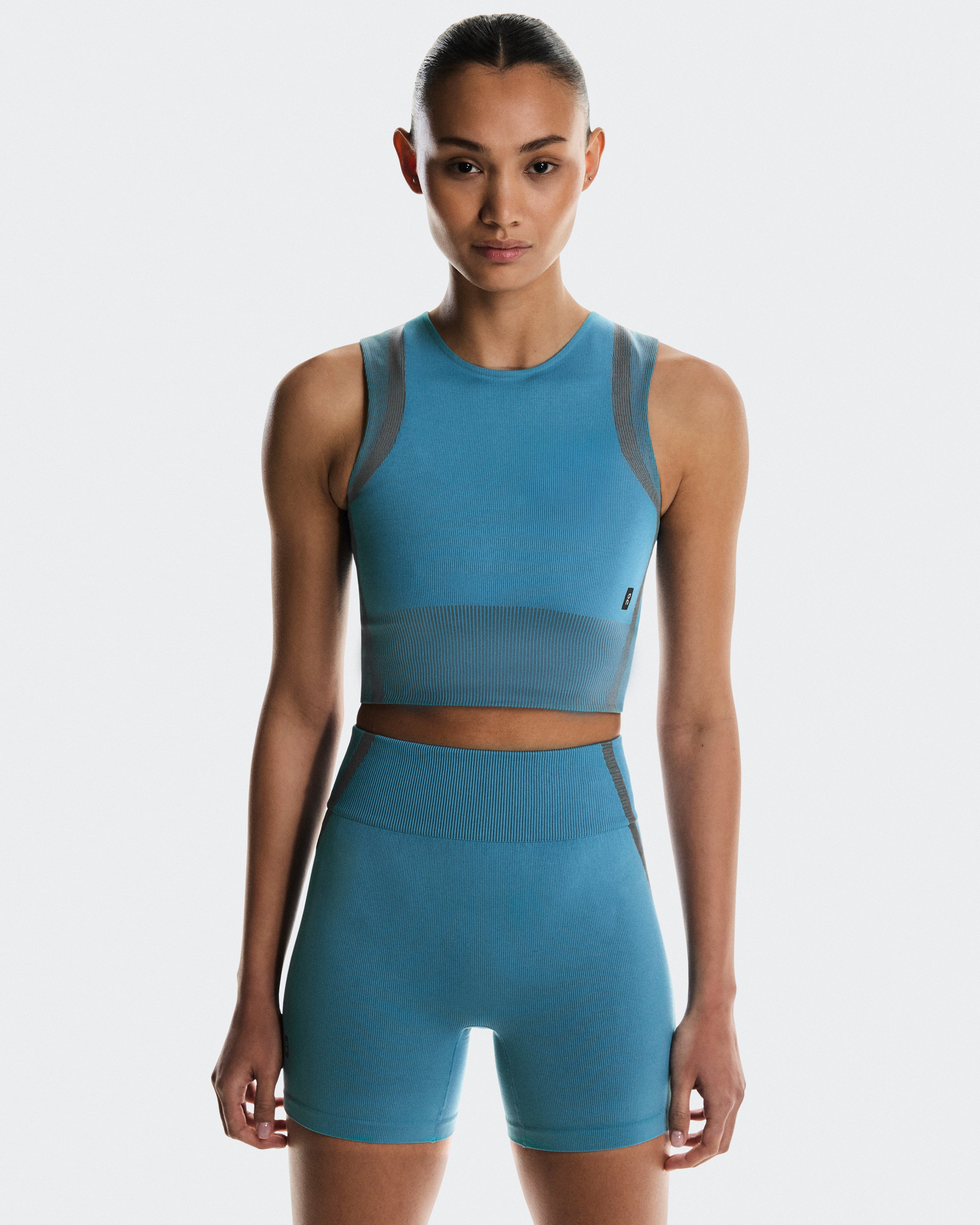 Studio Knit Crop W Niagara | Rock