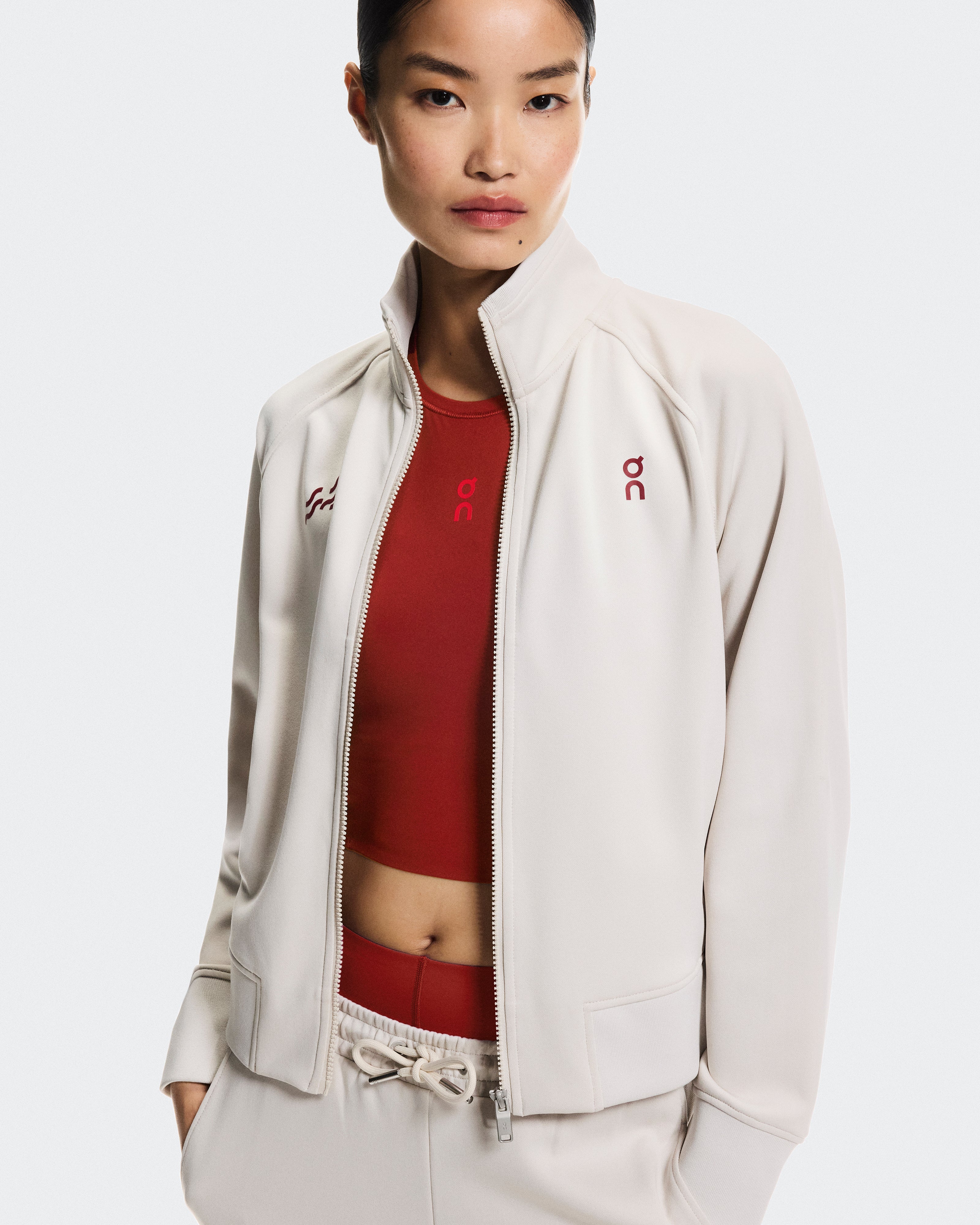 Track Jacket W Pearl