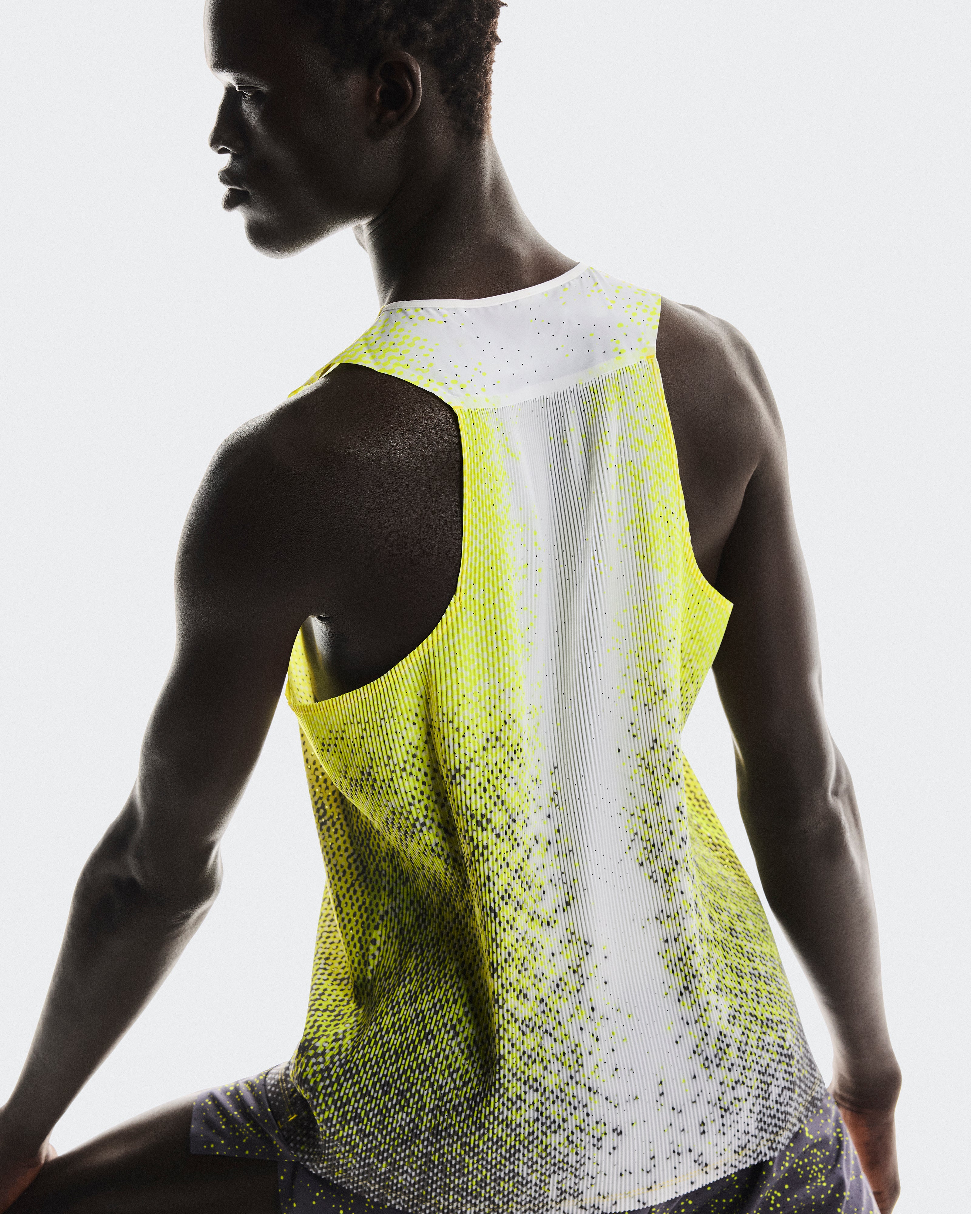 Race Singlet M Lime