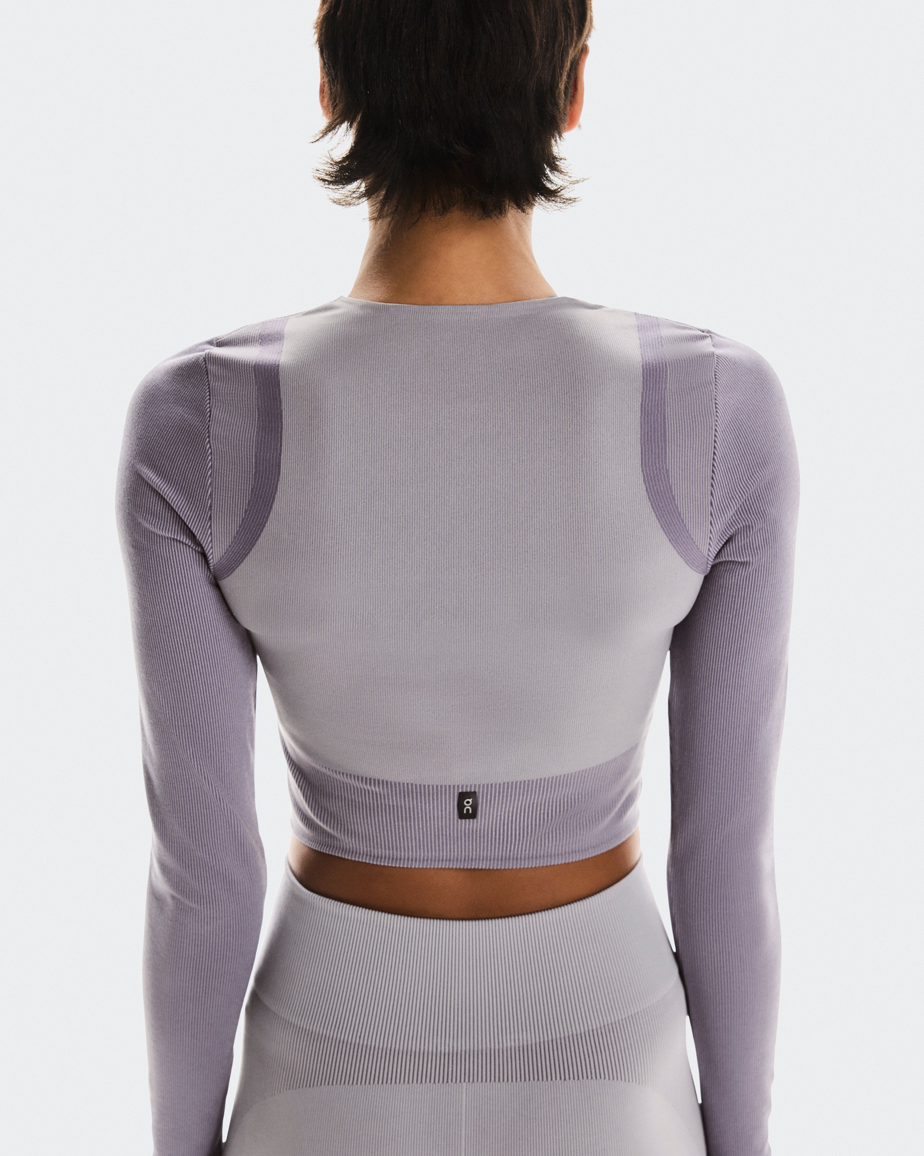 Studio Knit Long-T Crop W Lilac | Cosmos