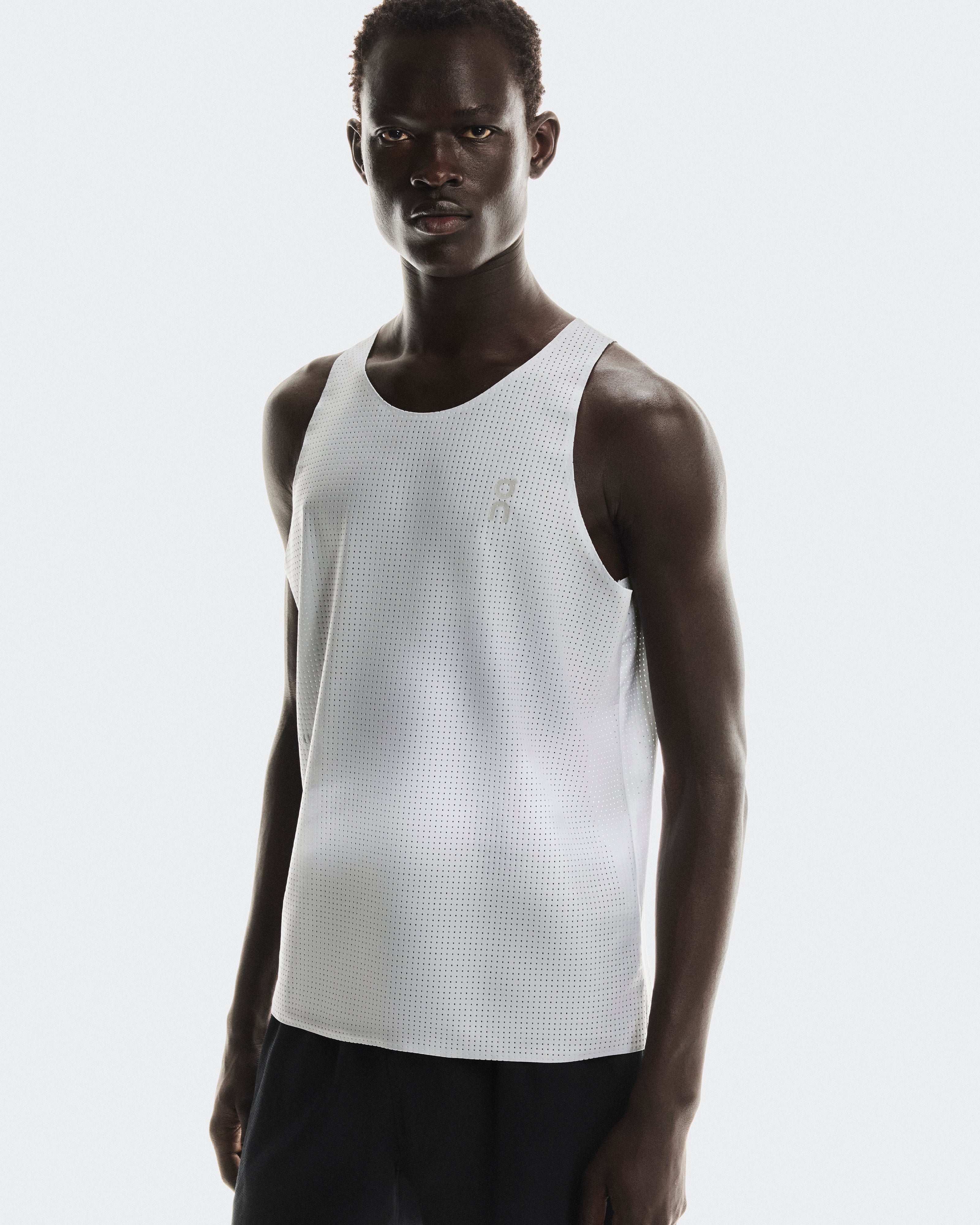 Pace Tank M Glacier | White