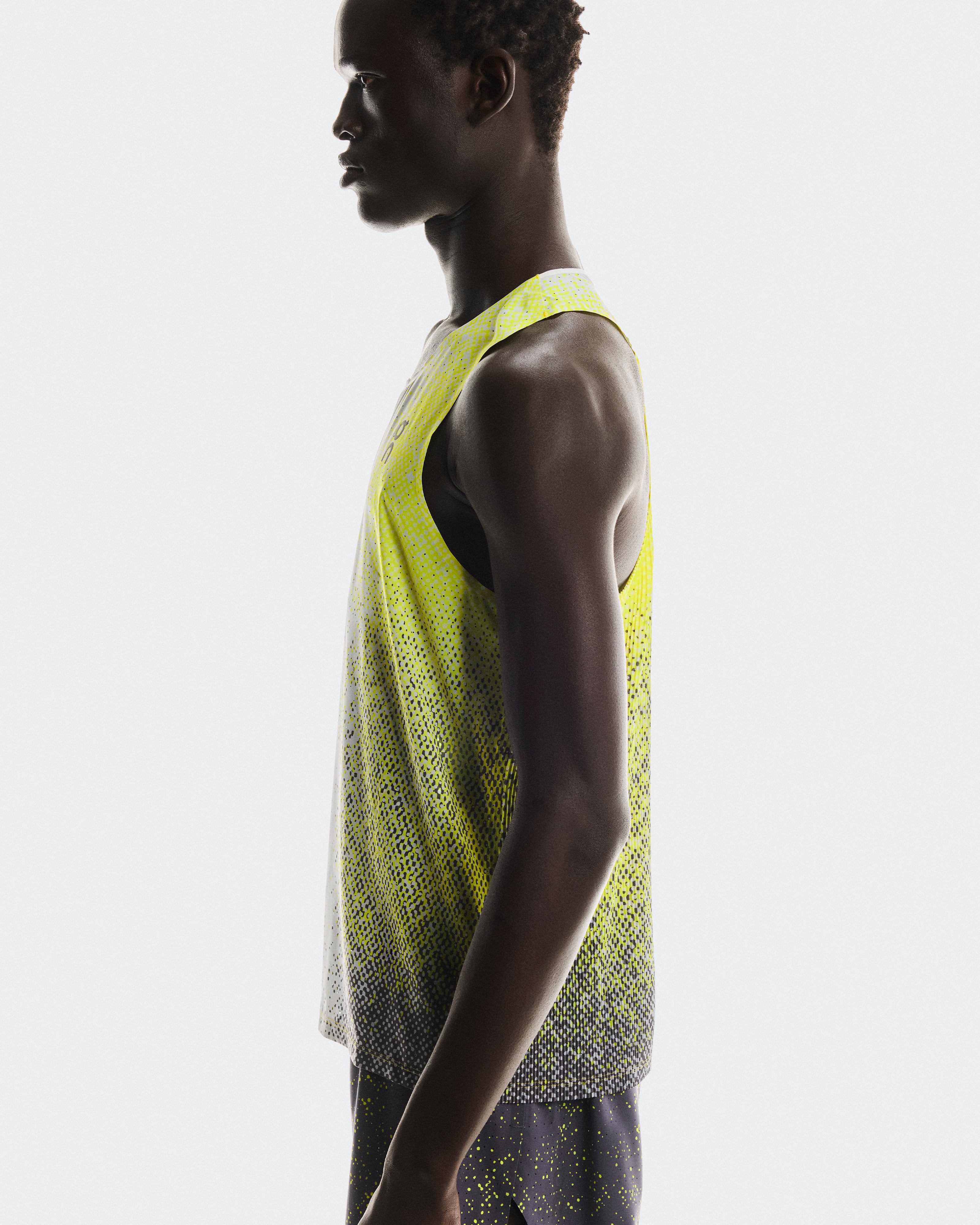 Race Singlet M Lime