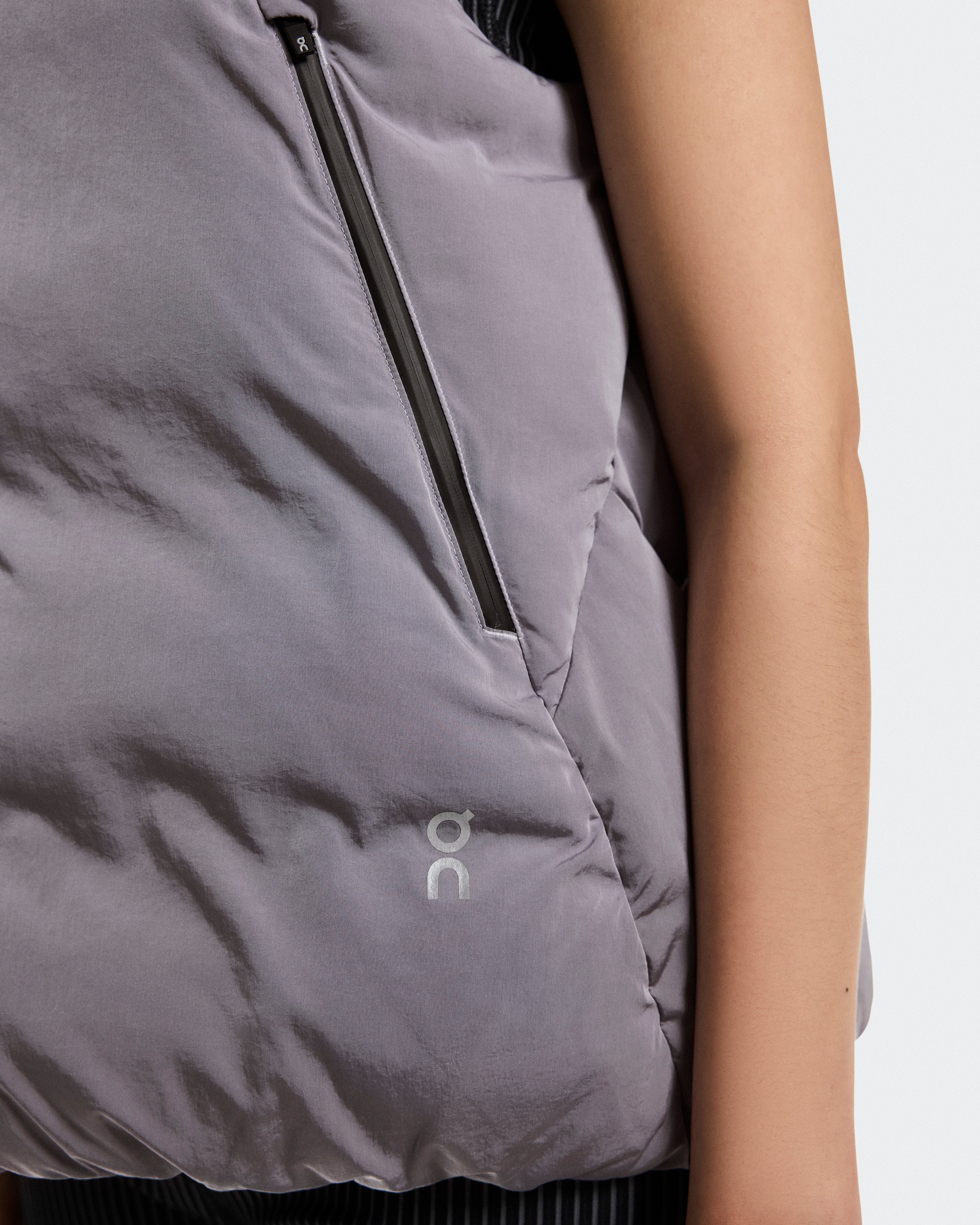 All-Day Puffer Vest W Lilac