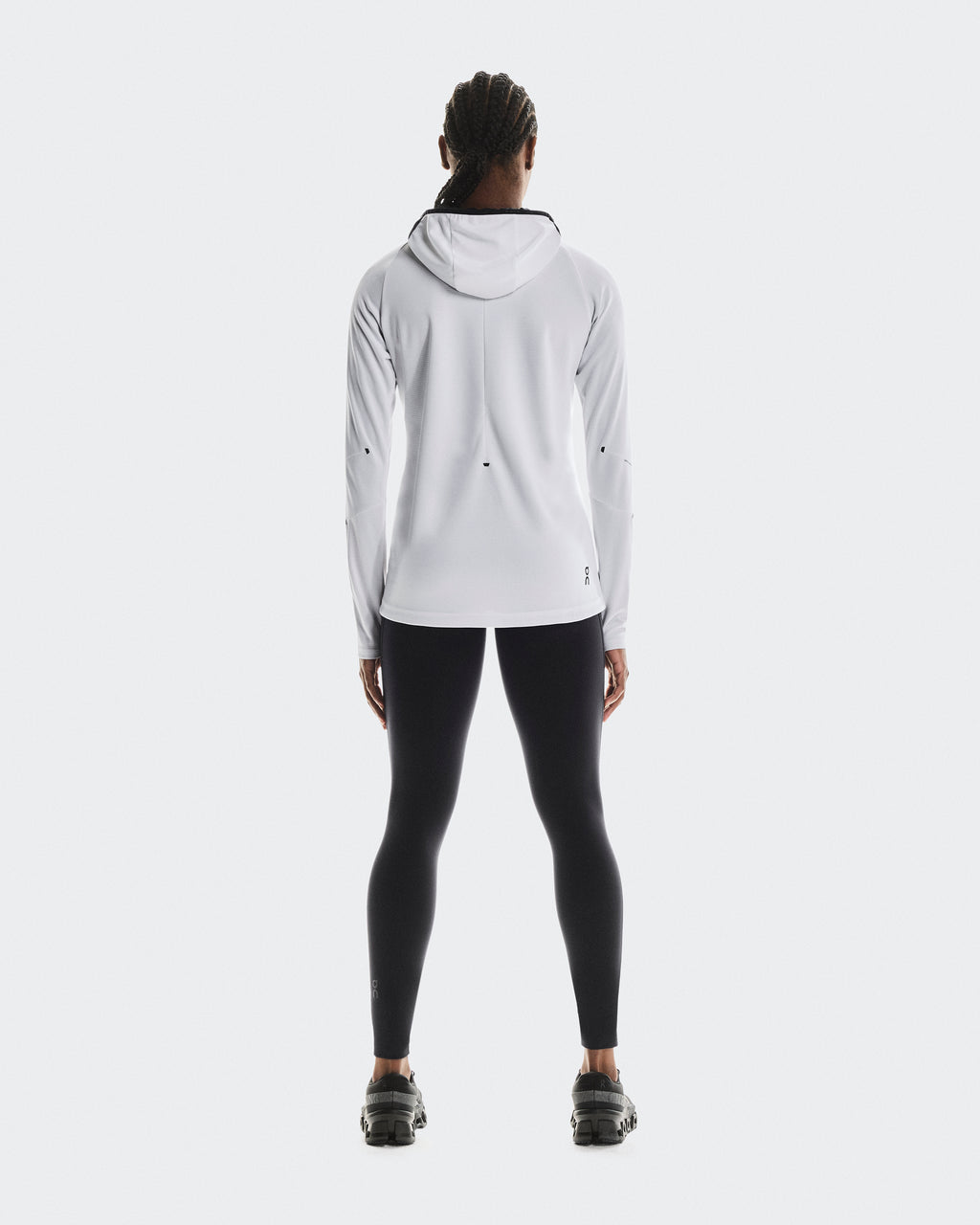 Climate Zip Hoodie W White