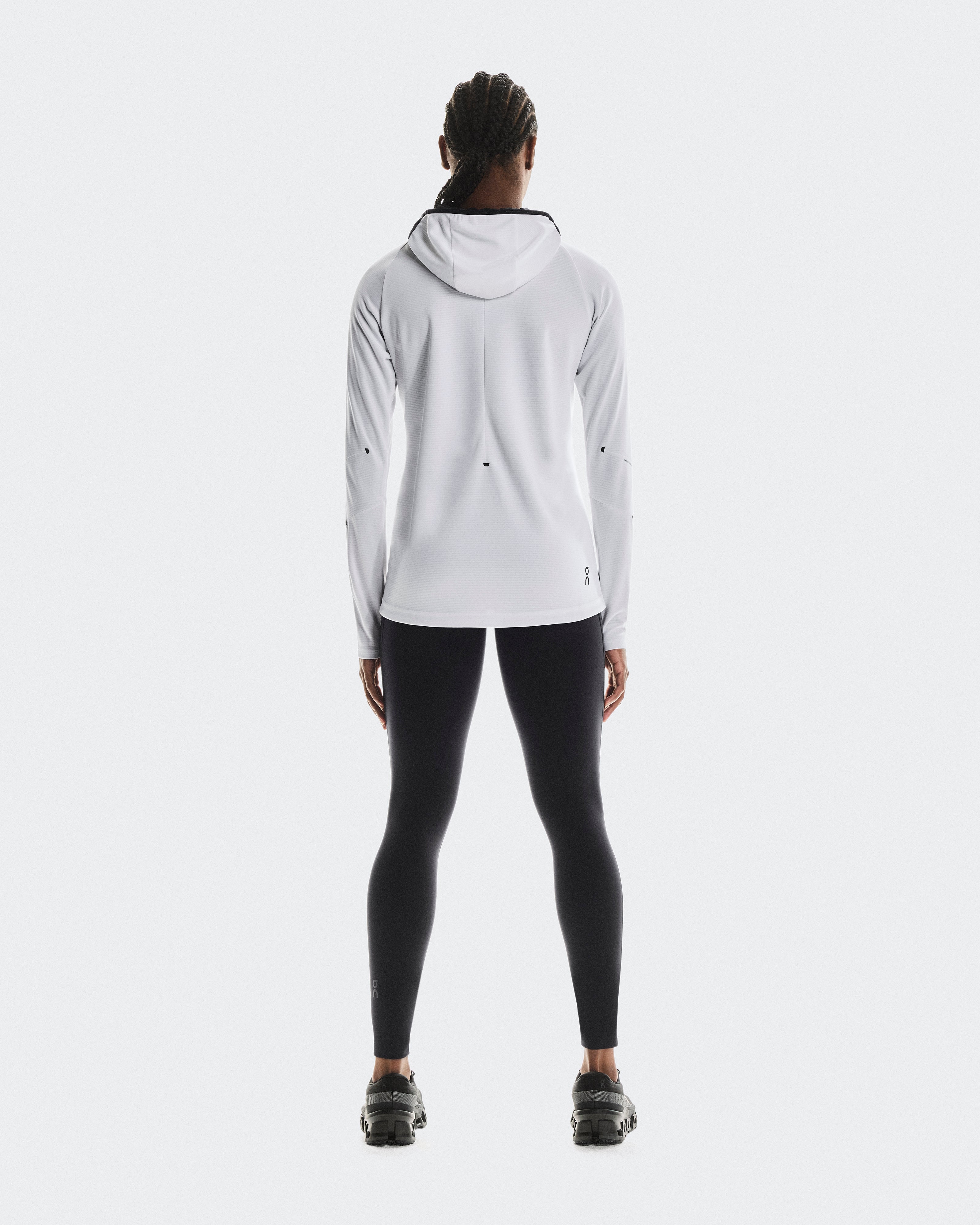 Climate Zip Hoodie W White
