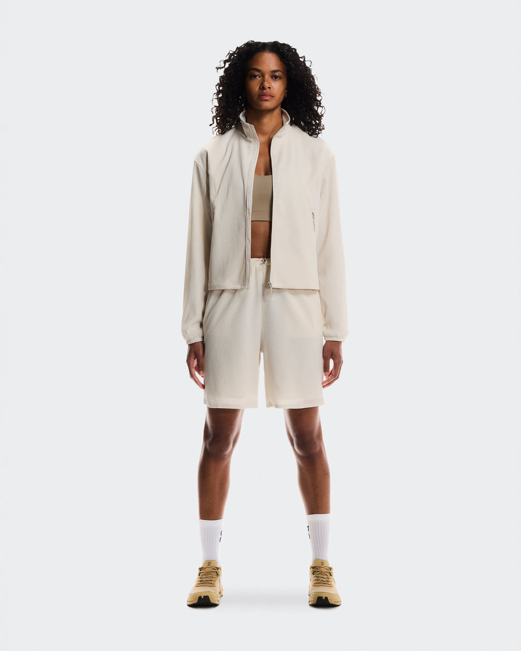 Track Shorts 1 W Cream