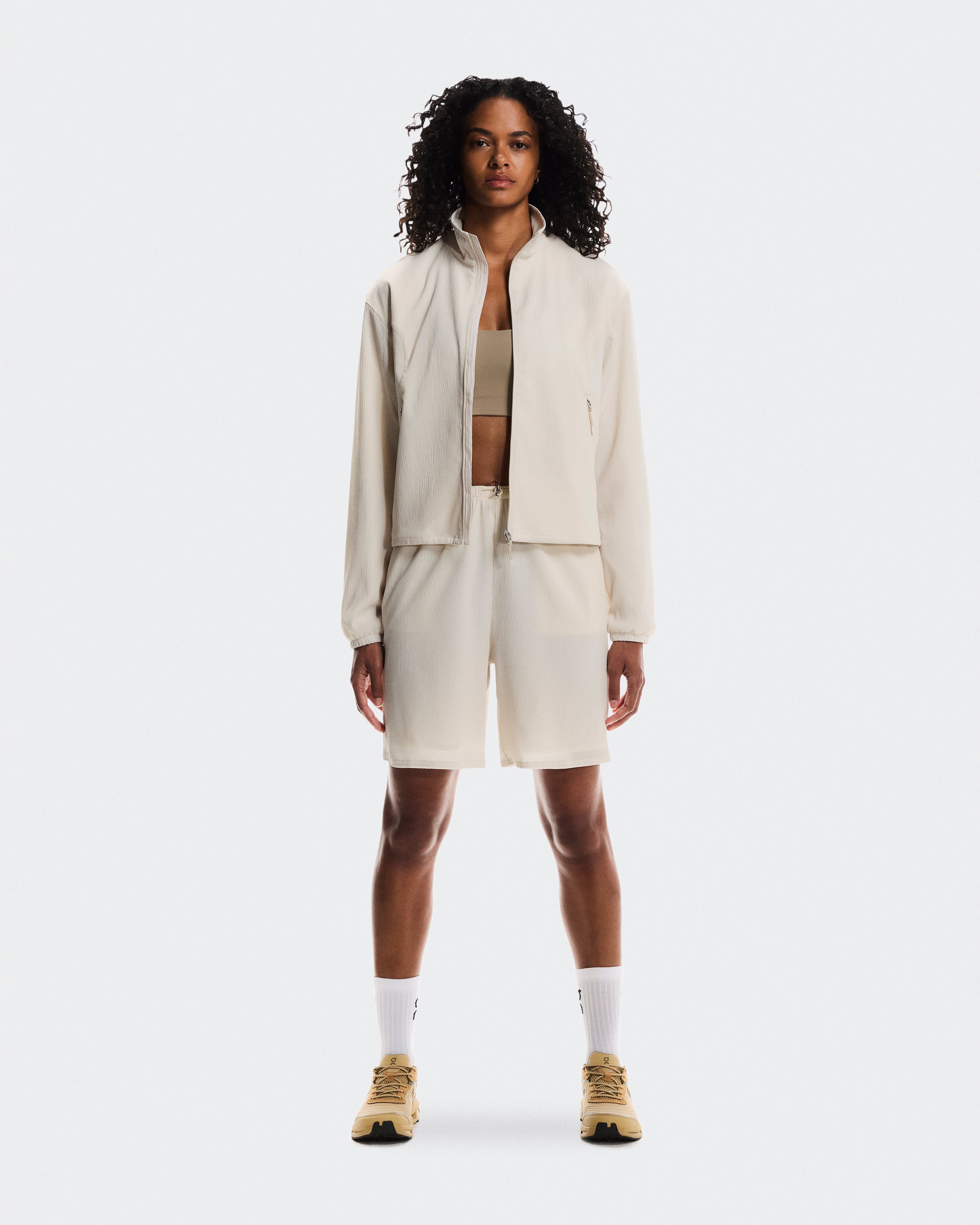 Track Shorts 1 W Cream