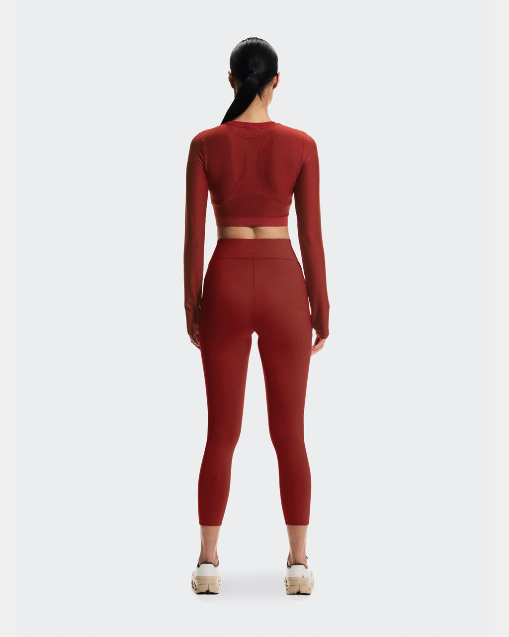 Train Long Sleeve Crop W Sienna