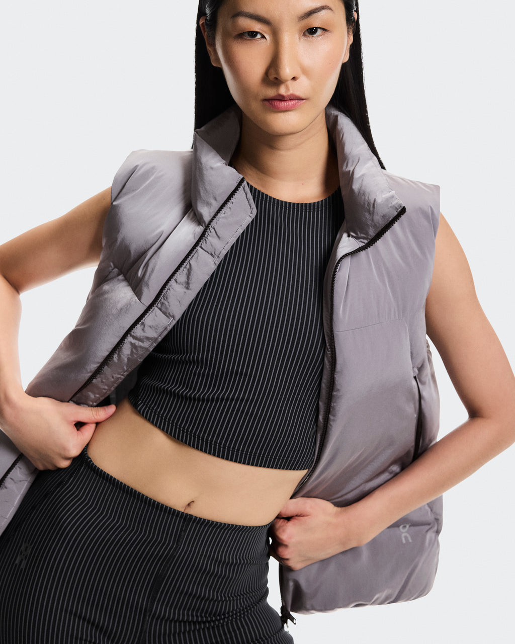 All-Day Puffer Vest W Lilac