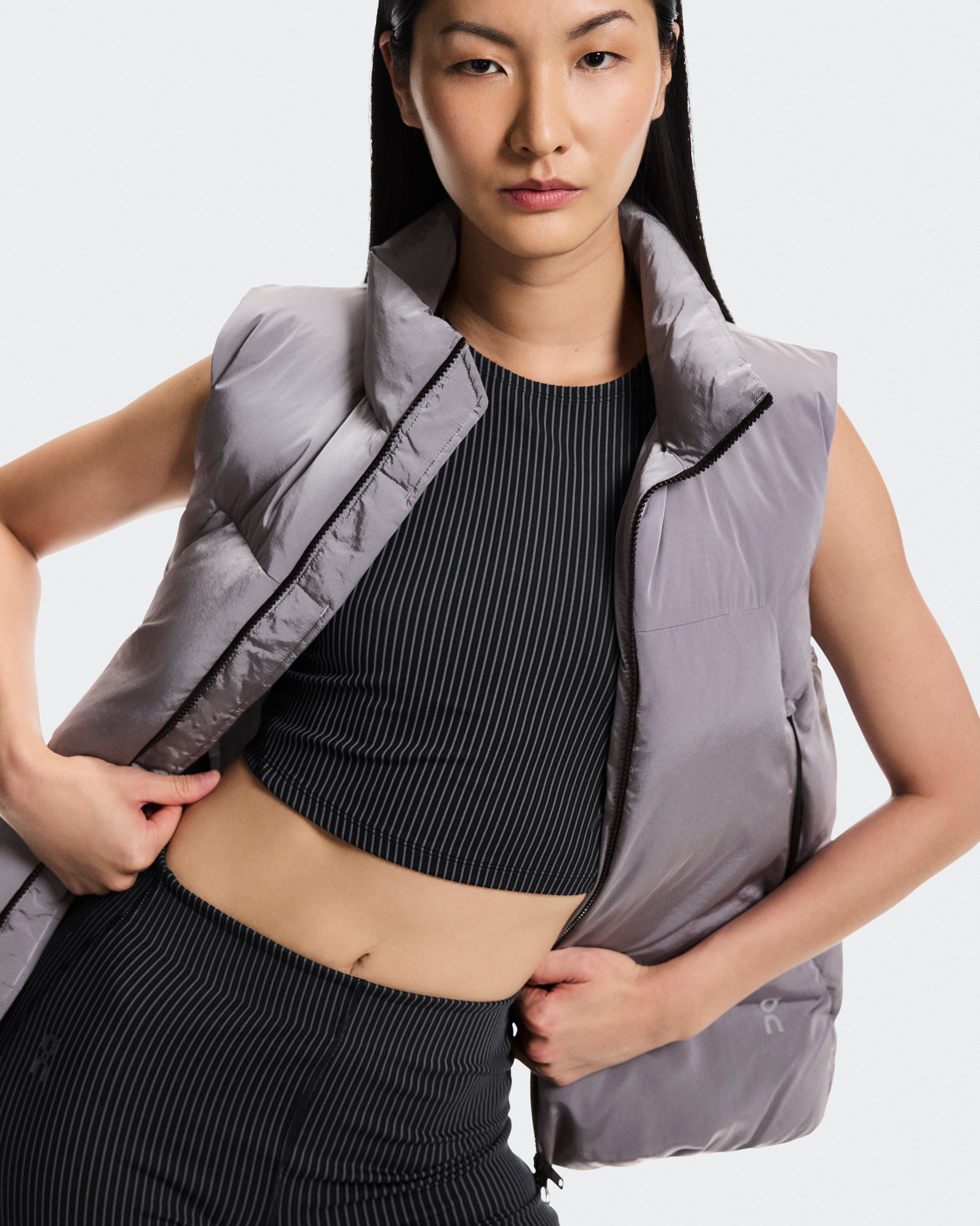 All-Day Puffer Vest W Lilac