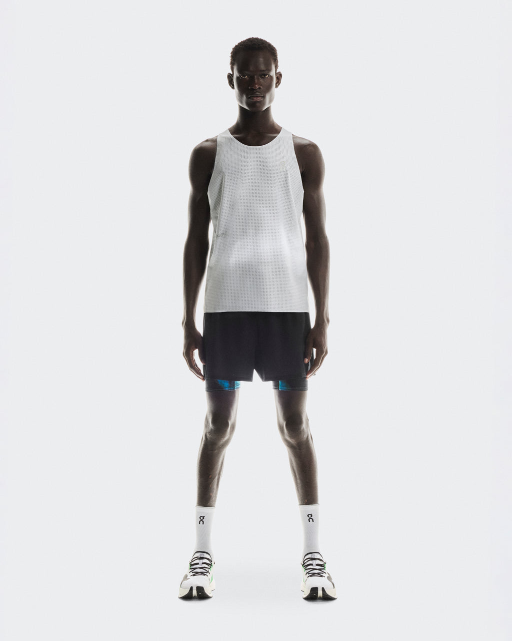 Pace Tank M Glacier | White