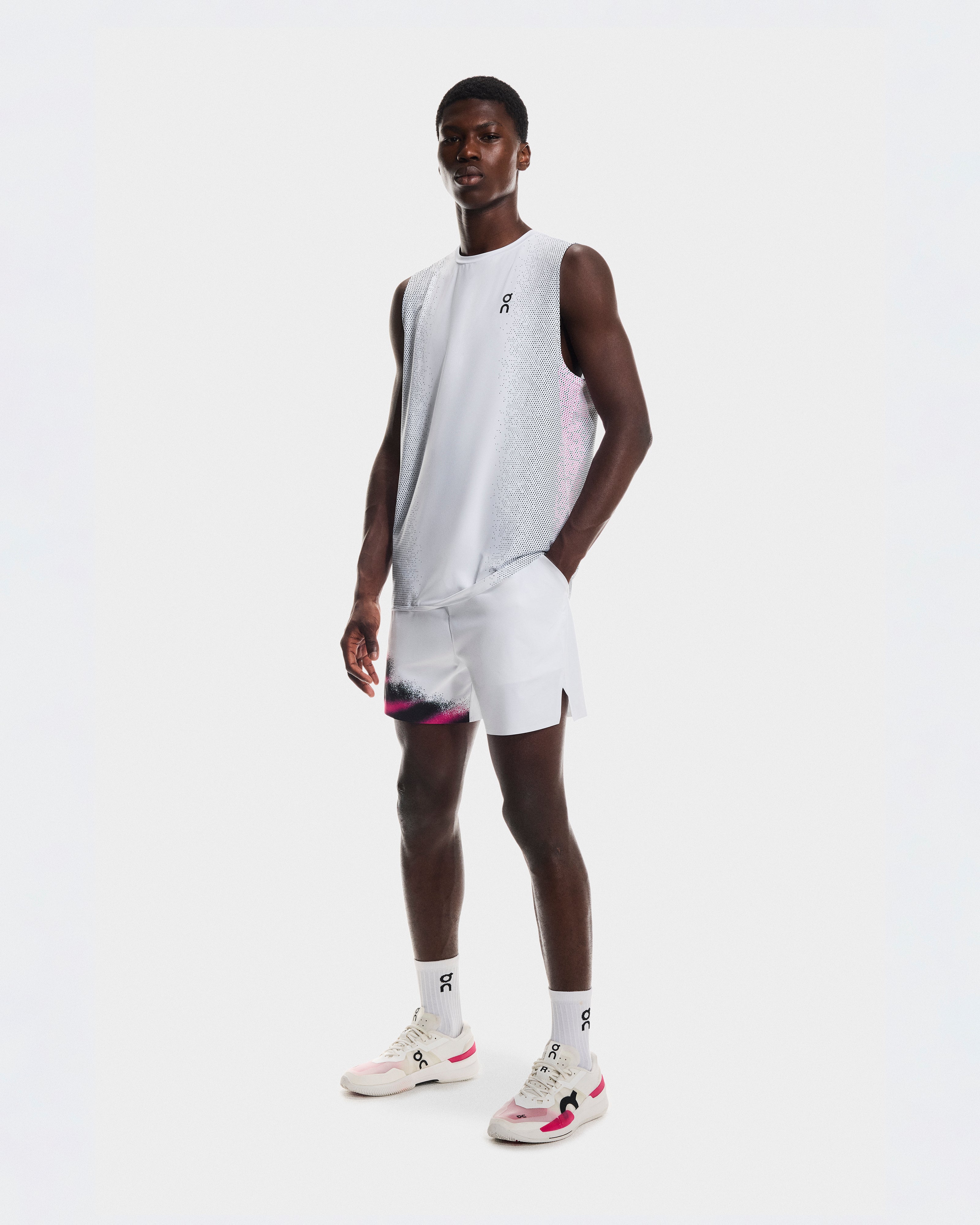 Court Shorts M White | Black
