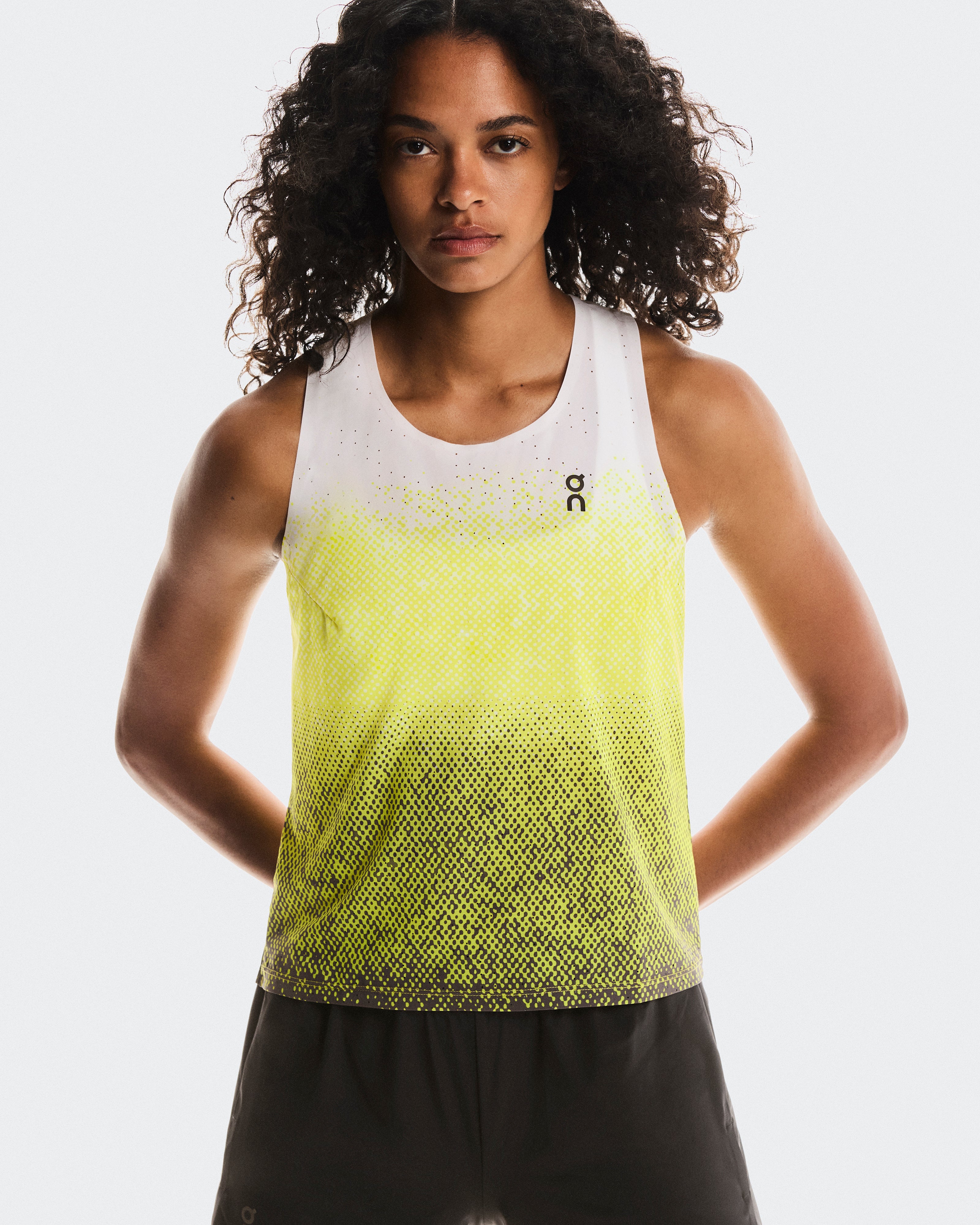 Race Singlet W Lime