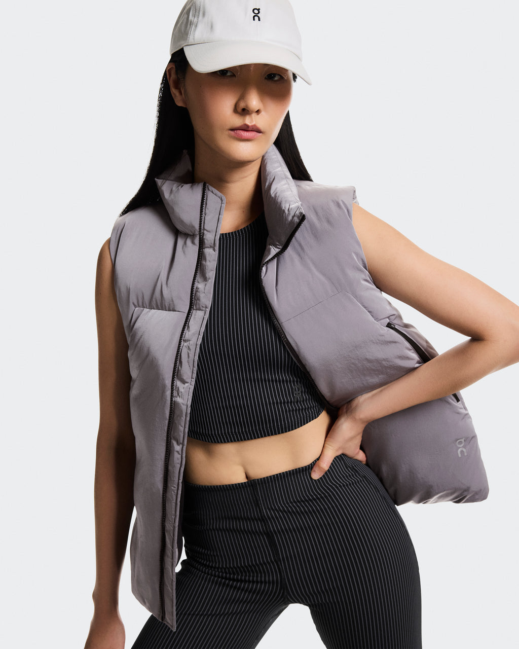 All-Day Puffer Vest W Lilac
