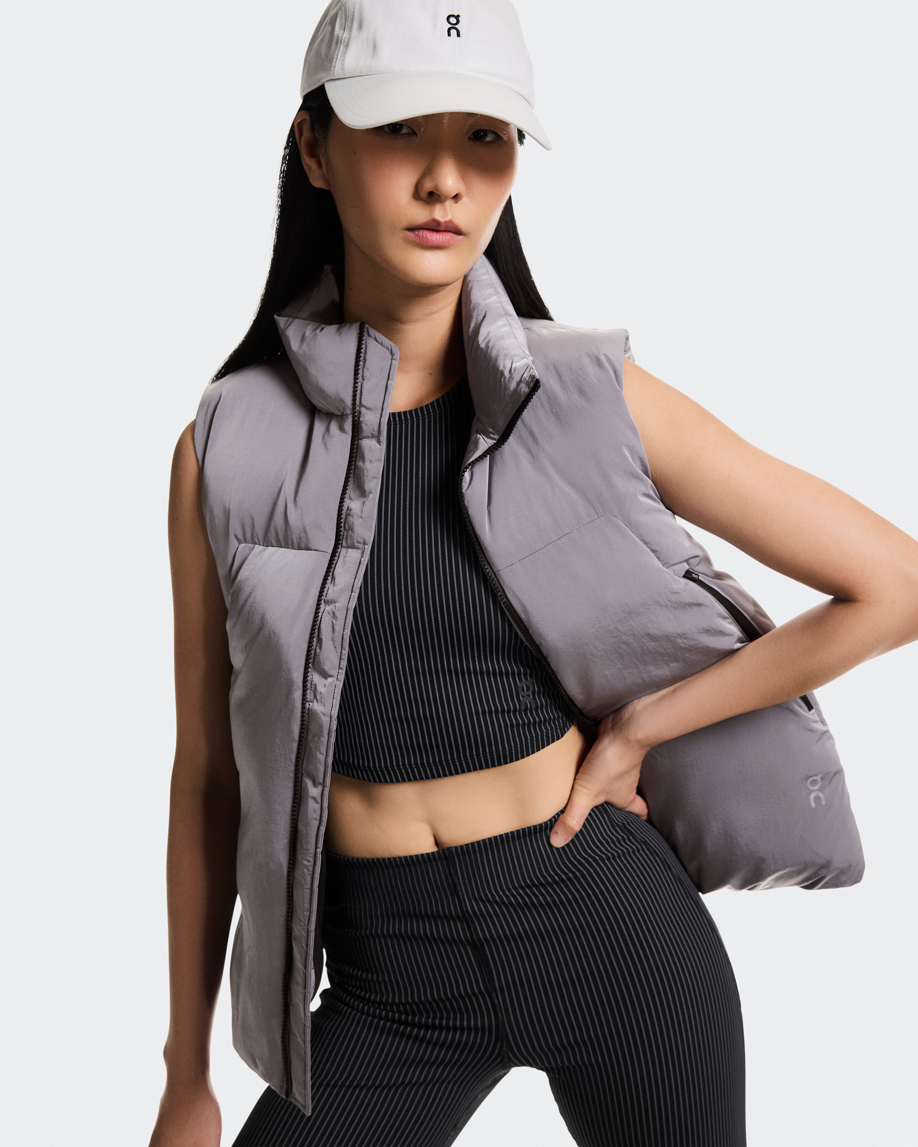 All-Day Puffer Vest W Lilac