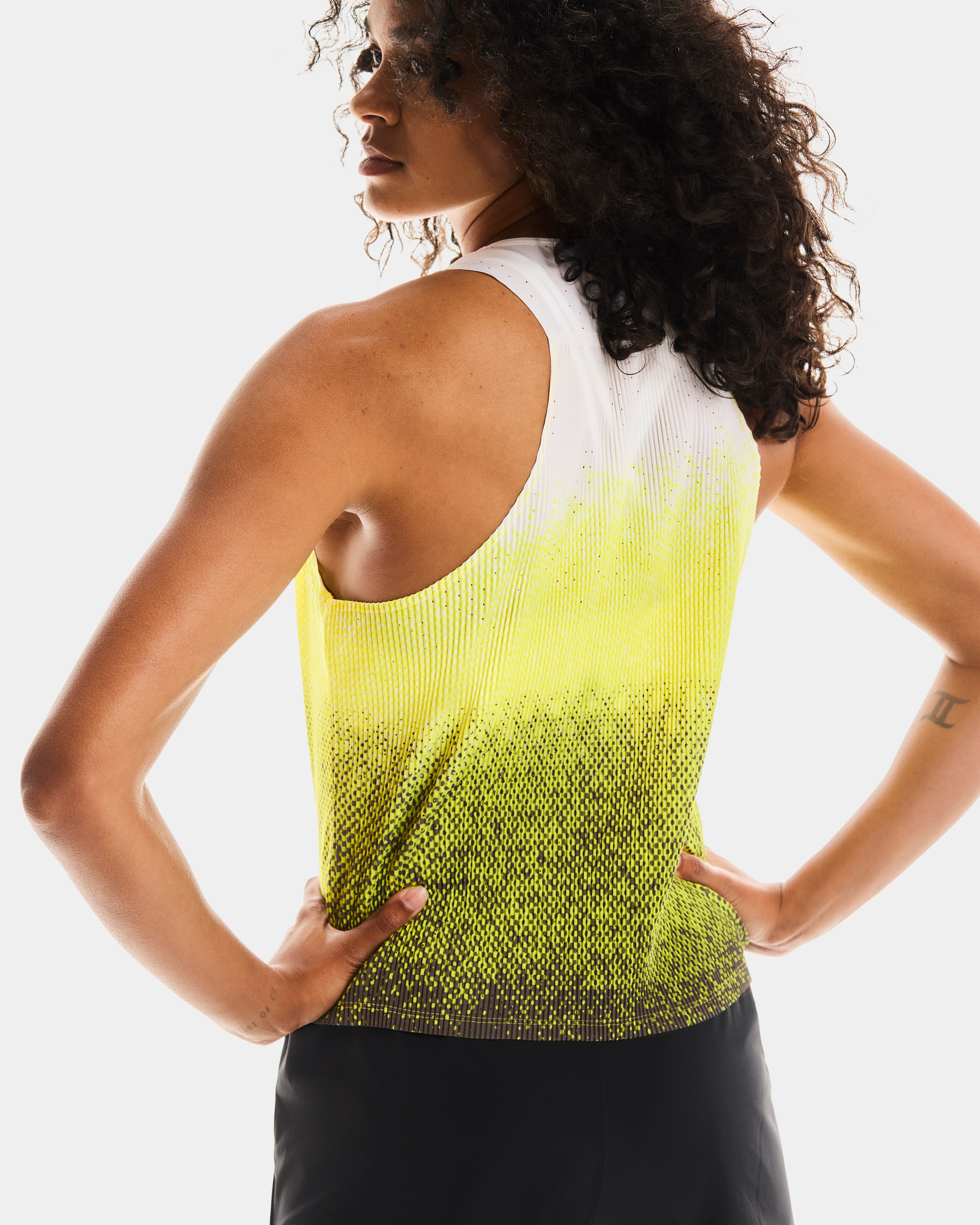 Race Singlet W Lime