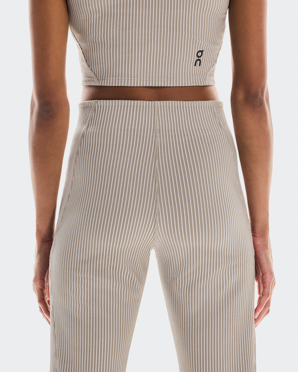 All-Day Ribbed Pants W Desert | White