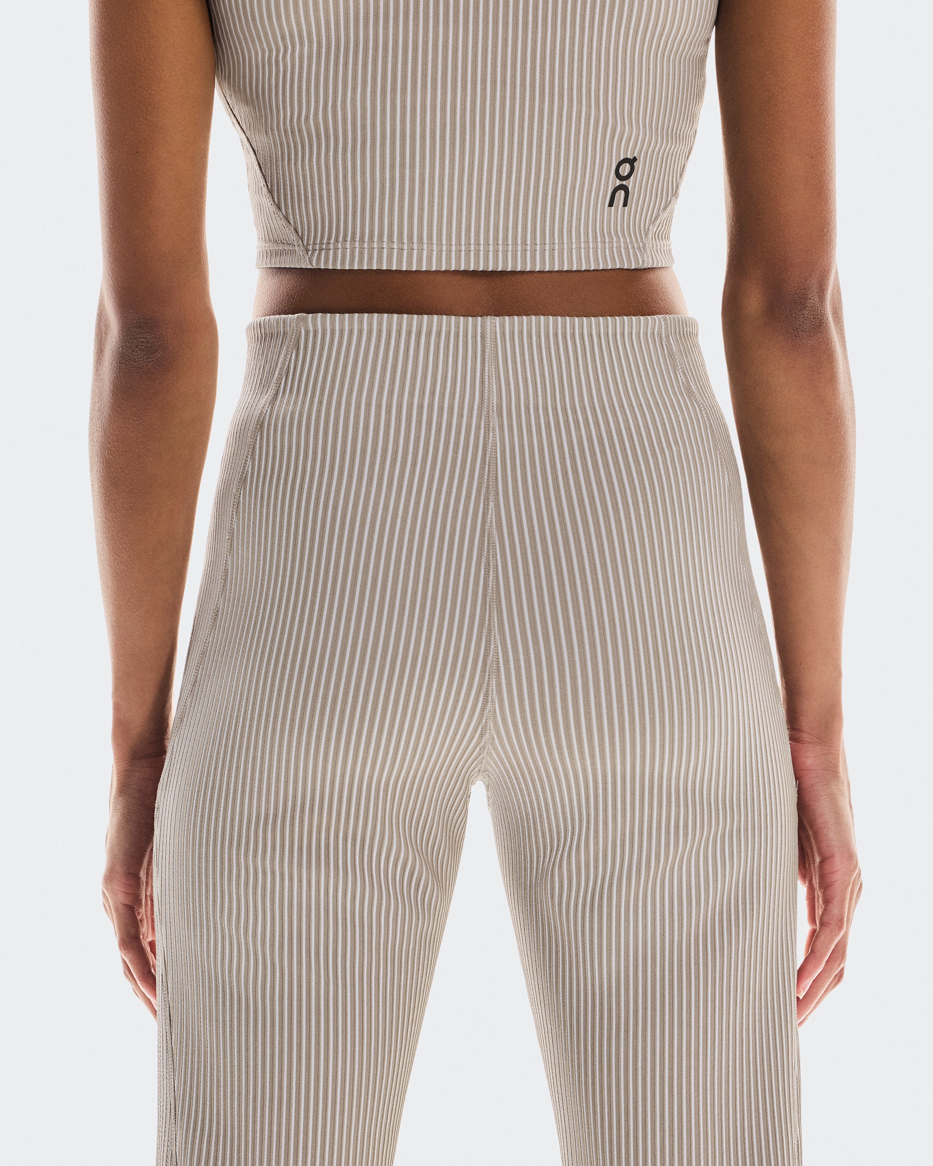 All-Day Ribbed Pants W Desert | White