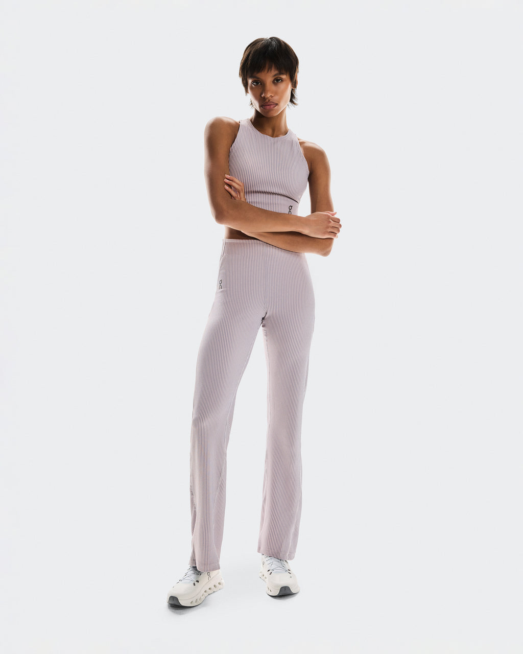 All-Day Ribbed Pants W Orchid | Lilac