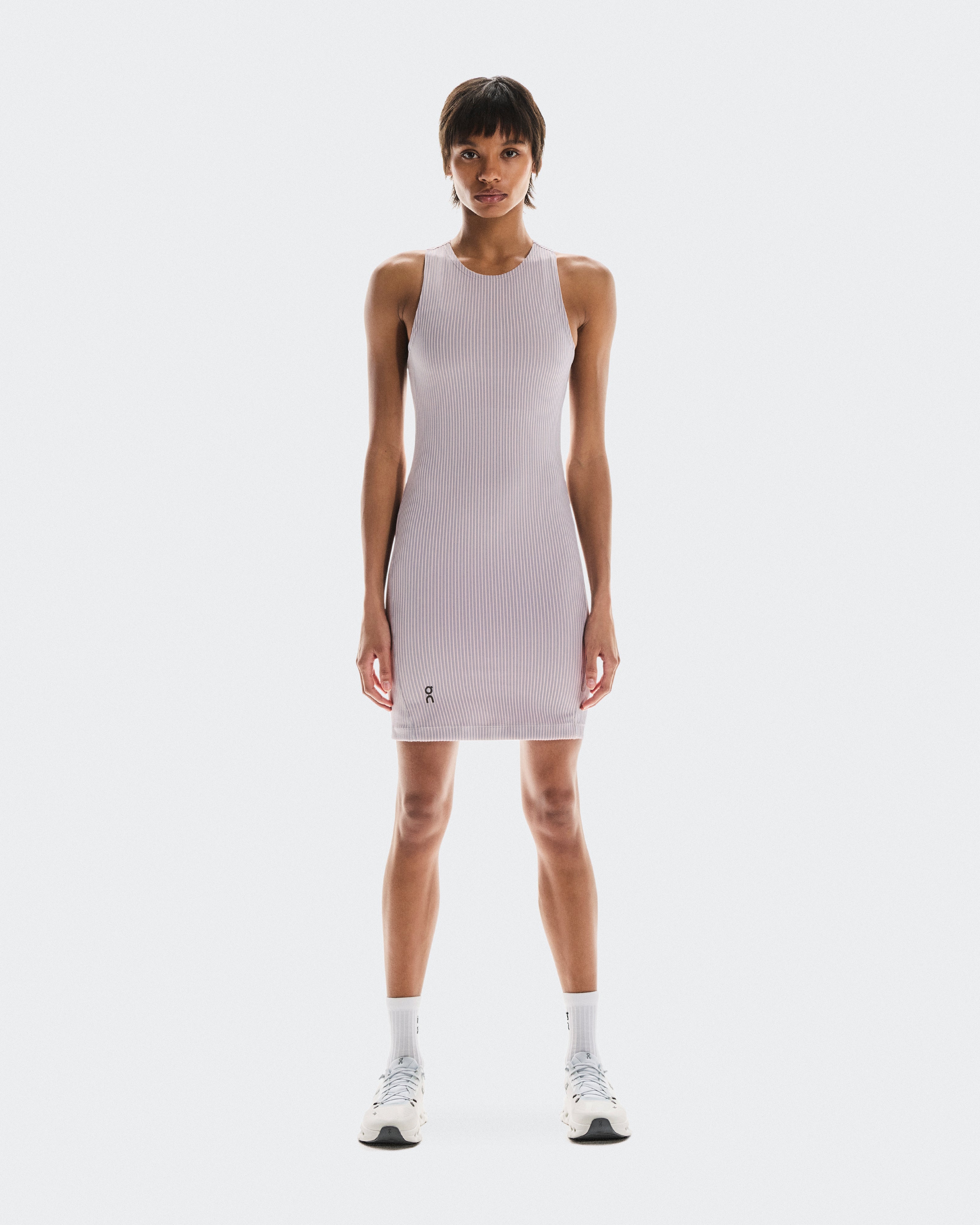 All-Day Ribbed Dress W Orchid | Lilac
