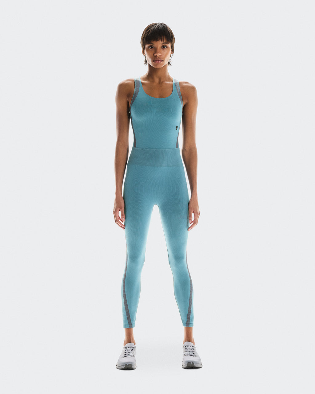 Studio Knit Bodysuit 7/8 W Niagara | Rock