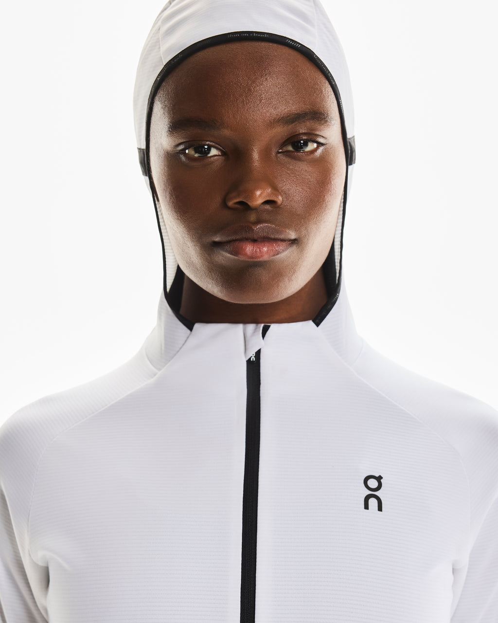 Climate Zip Hoodie W White