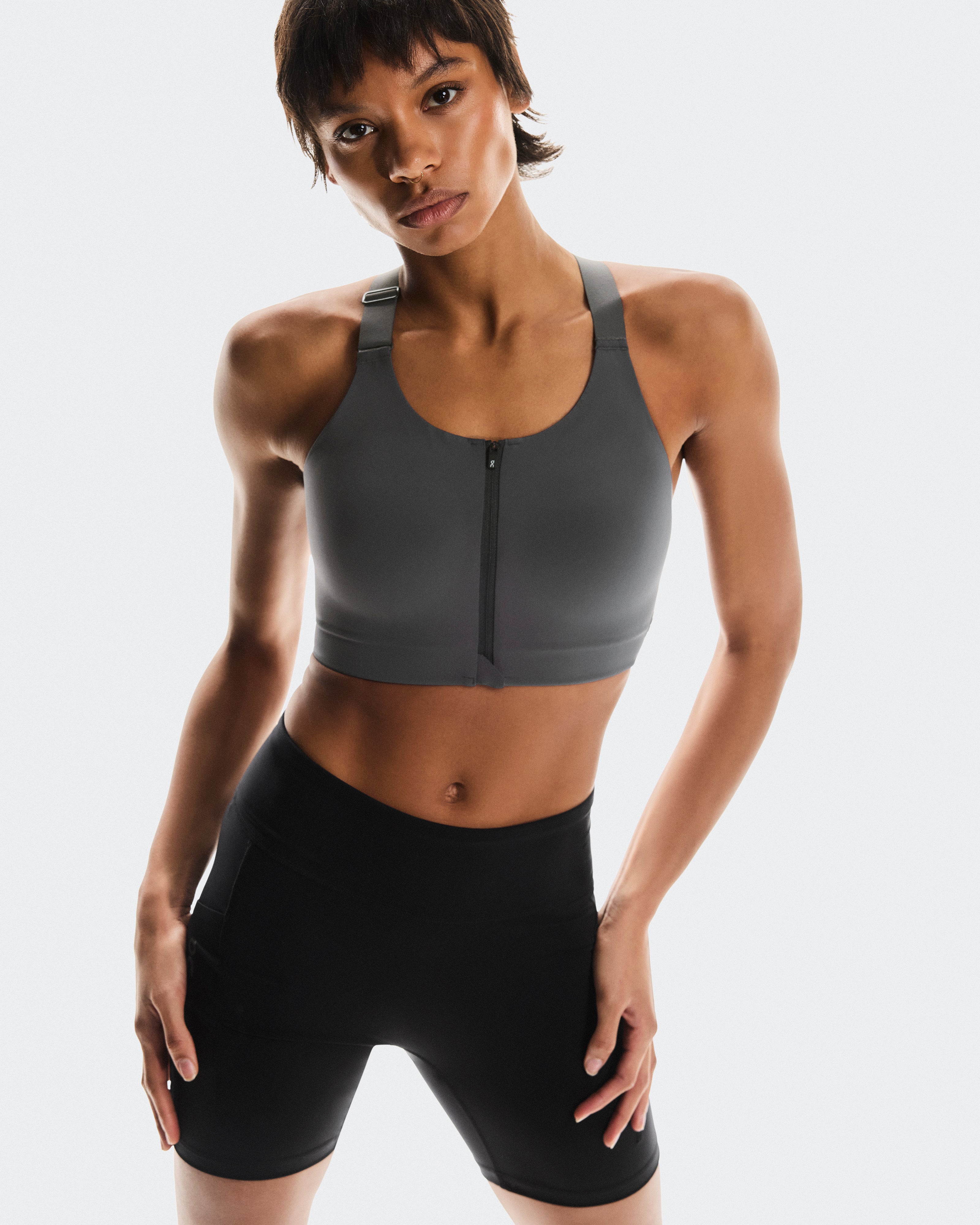Endurance Bra Zip W Eclipse