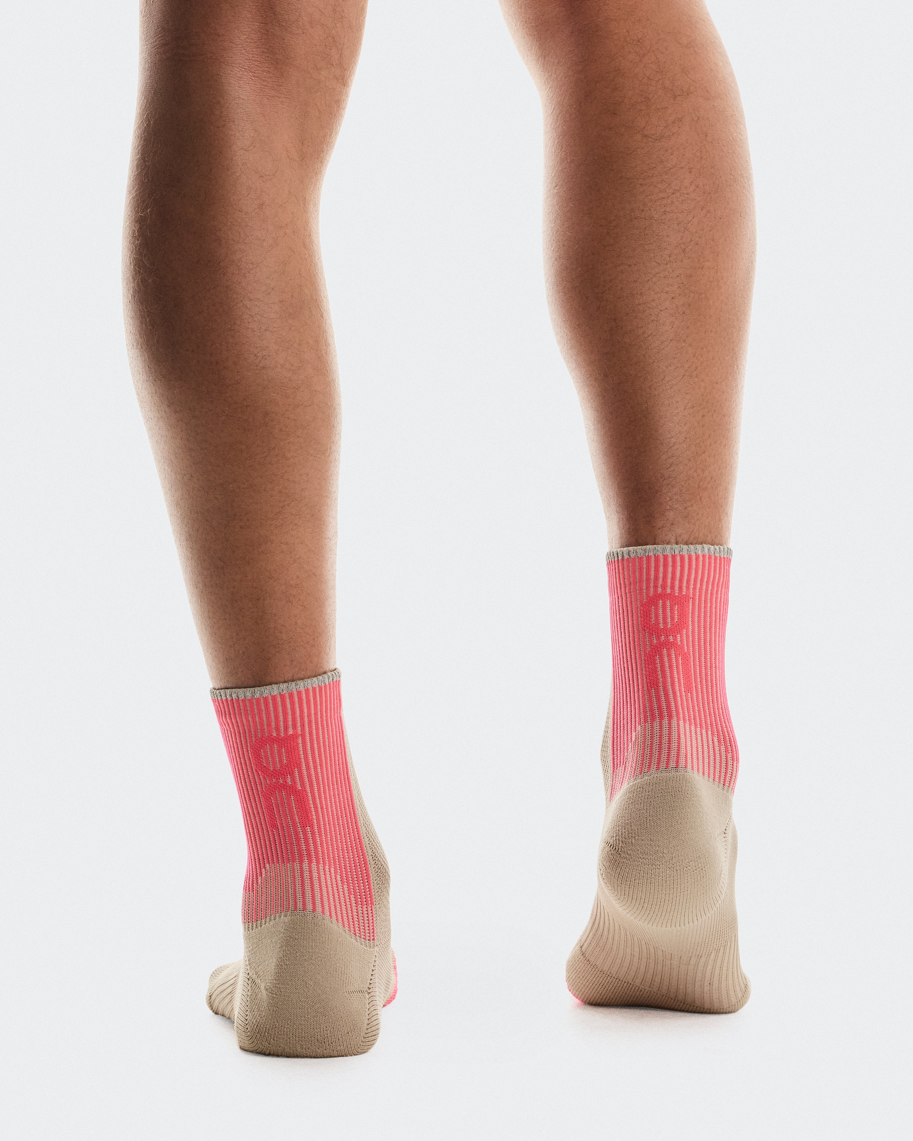 Performance Run Sock Mid U Desert | Pink
