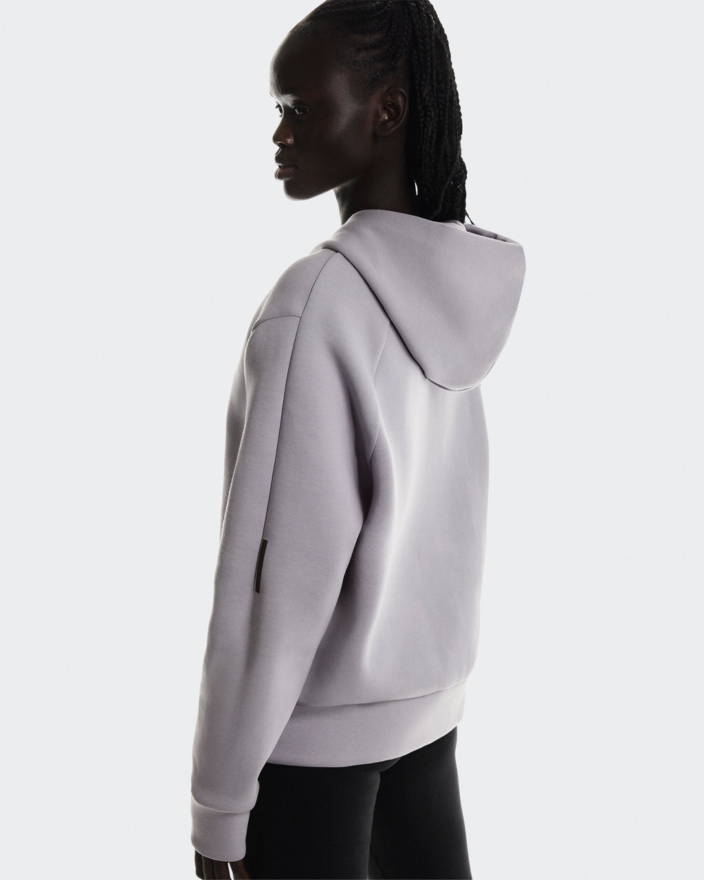 Focus Tech Zip Hoodie W Lilac
