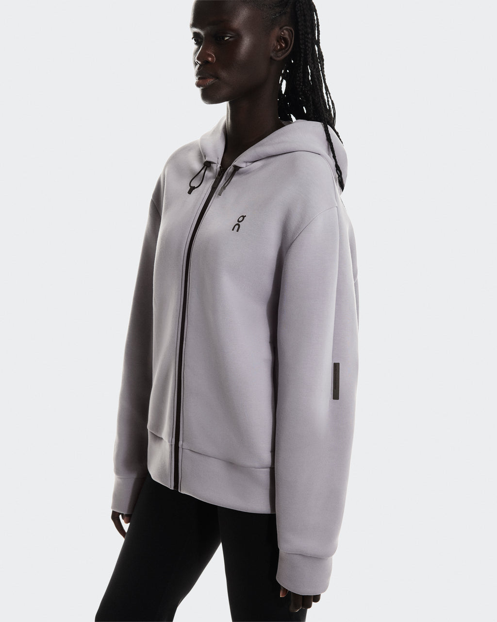Focus Tech Zip Hoodie W Lilac