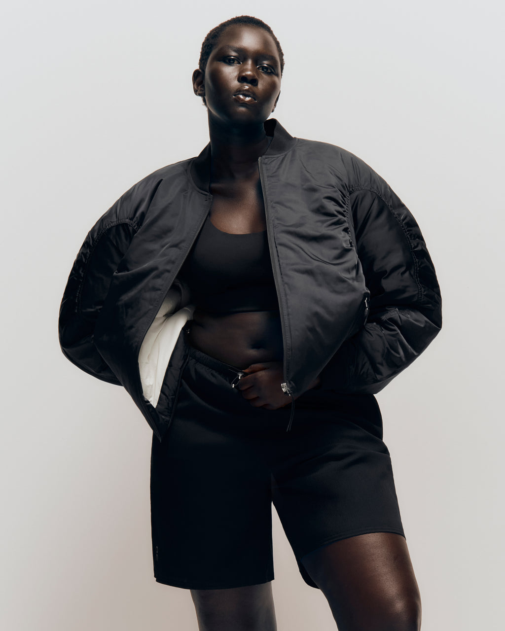Bomber Jacket 1 W Black