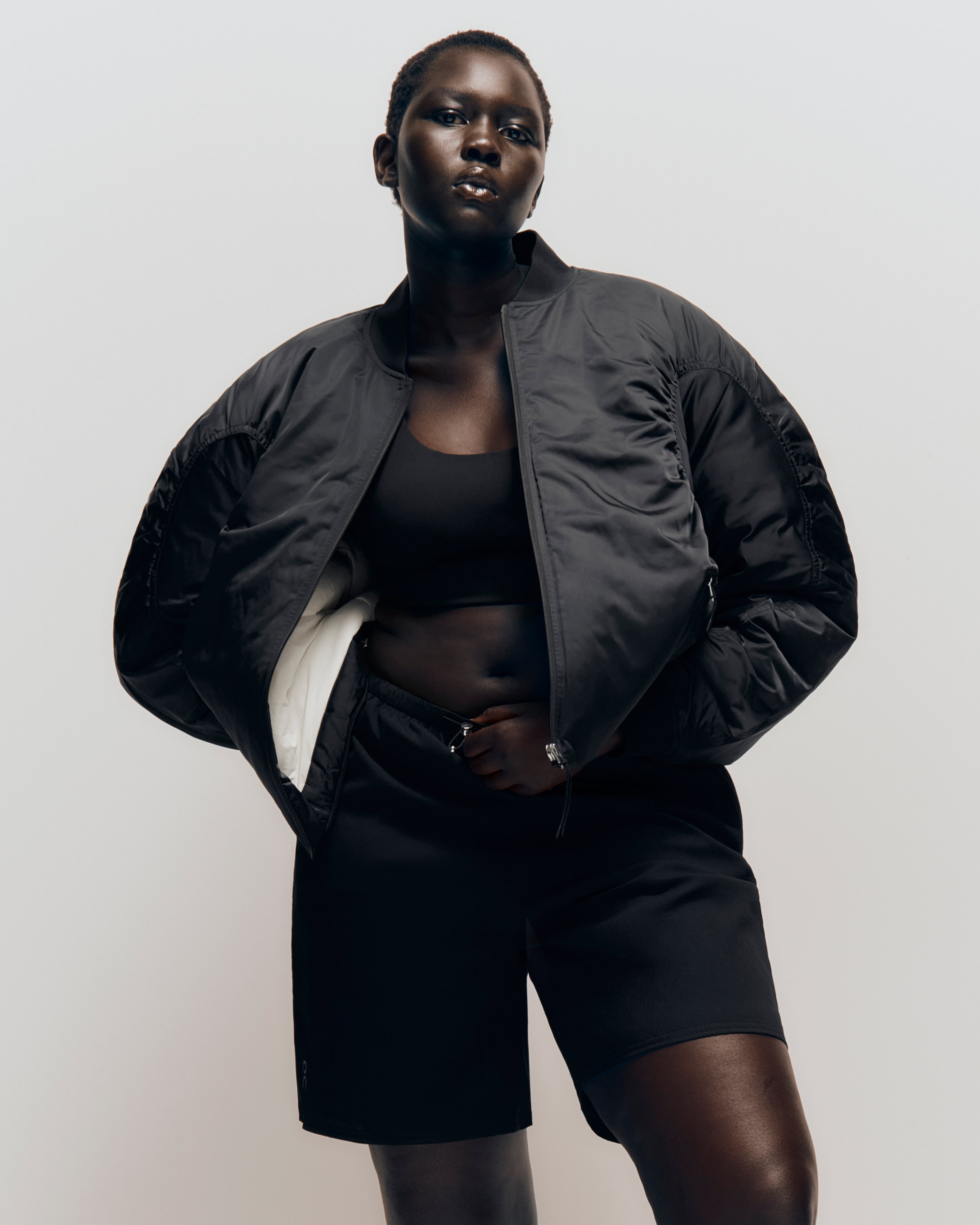 Bomber Jacket 1 W Black