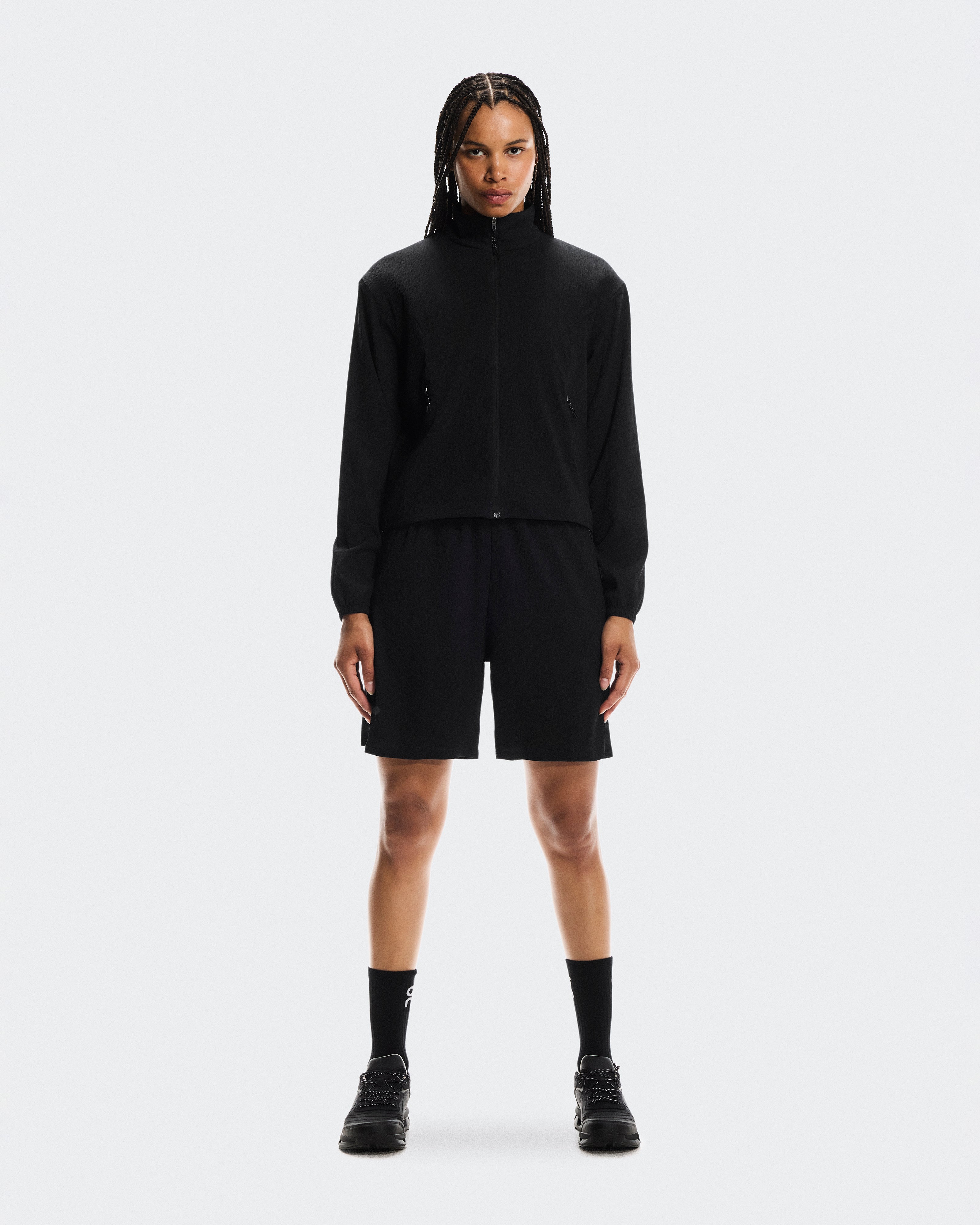 Track Shorts 1 W Black