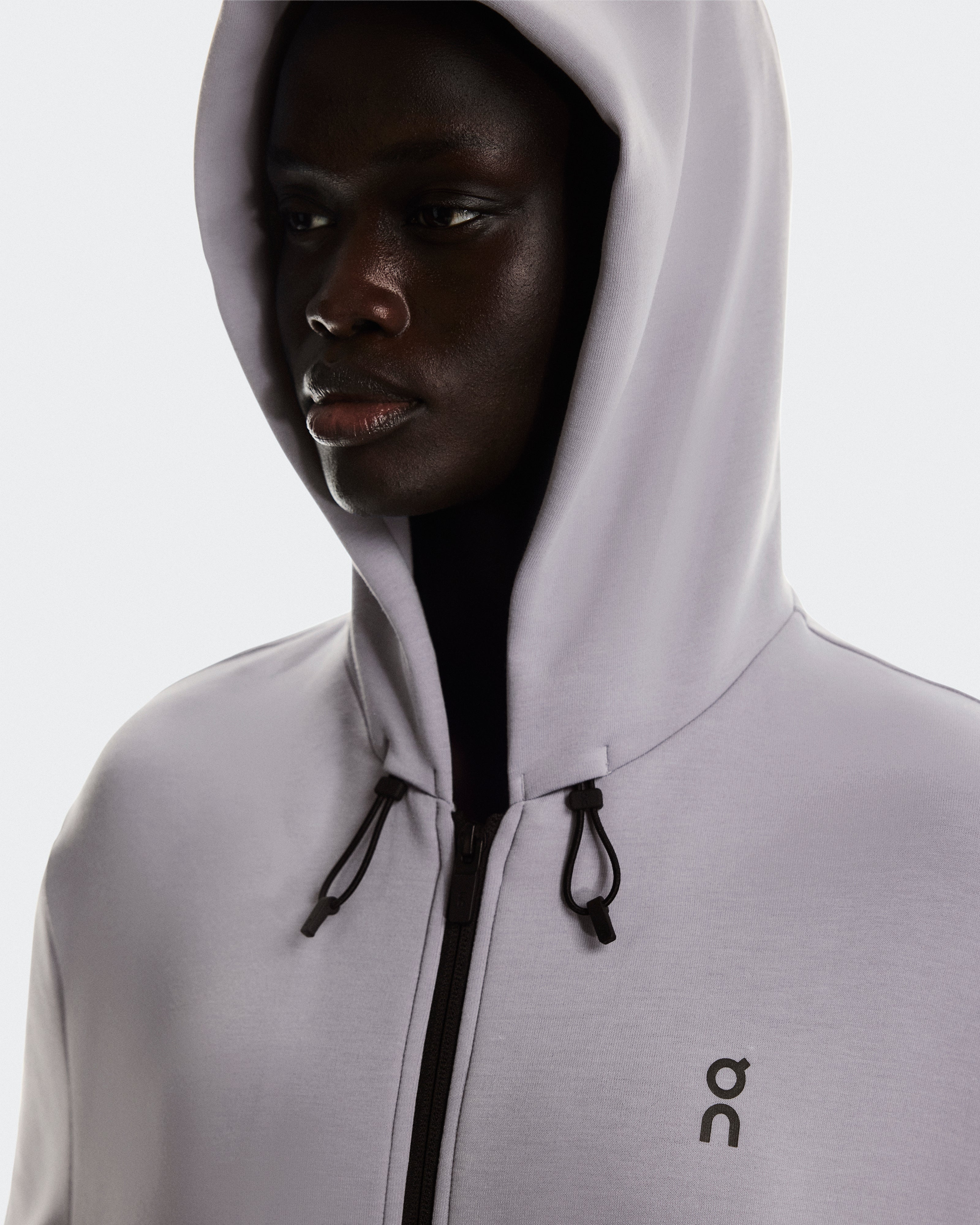 Focus Tech Zip Hoodie W Lilac