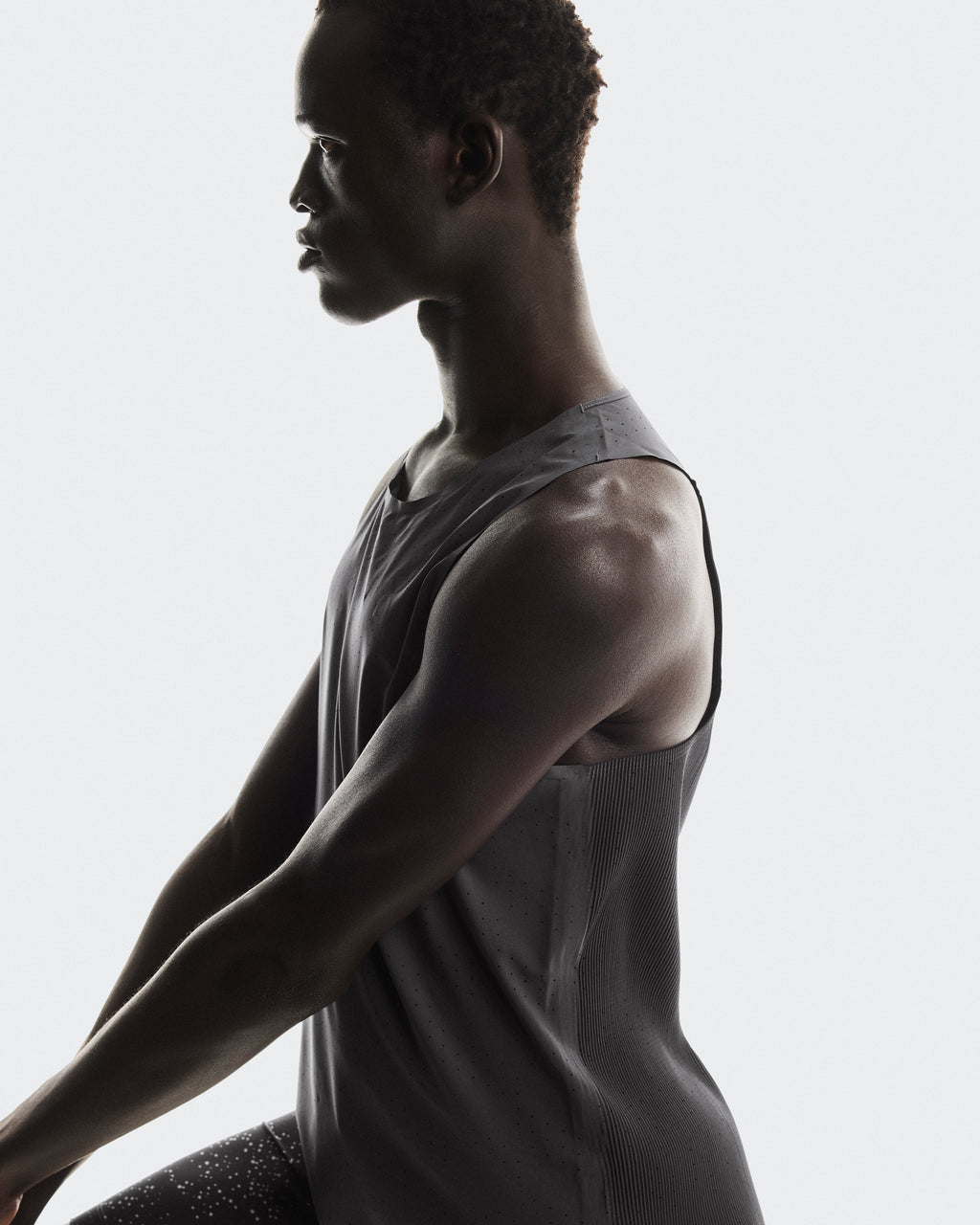 Race Singlet M Iron