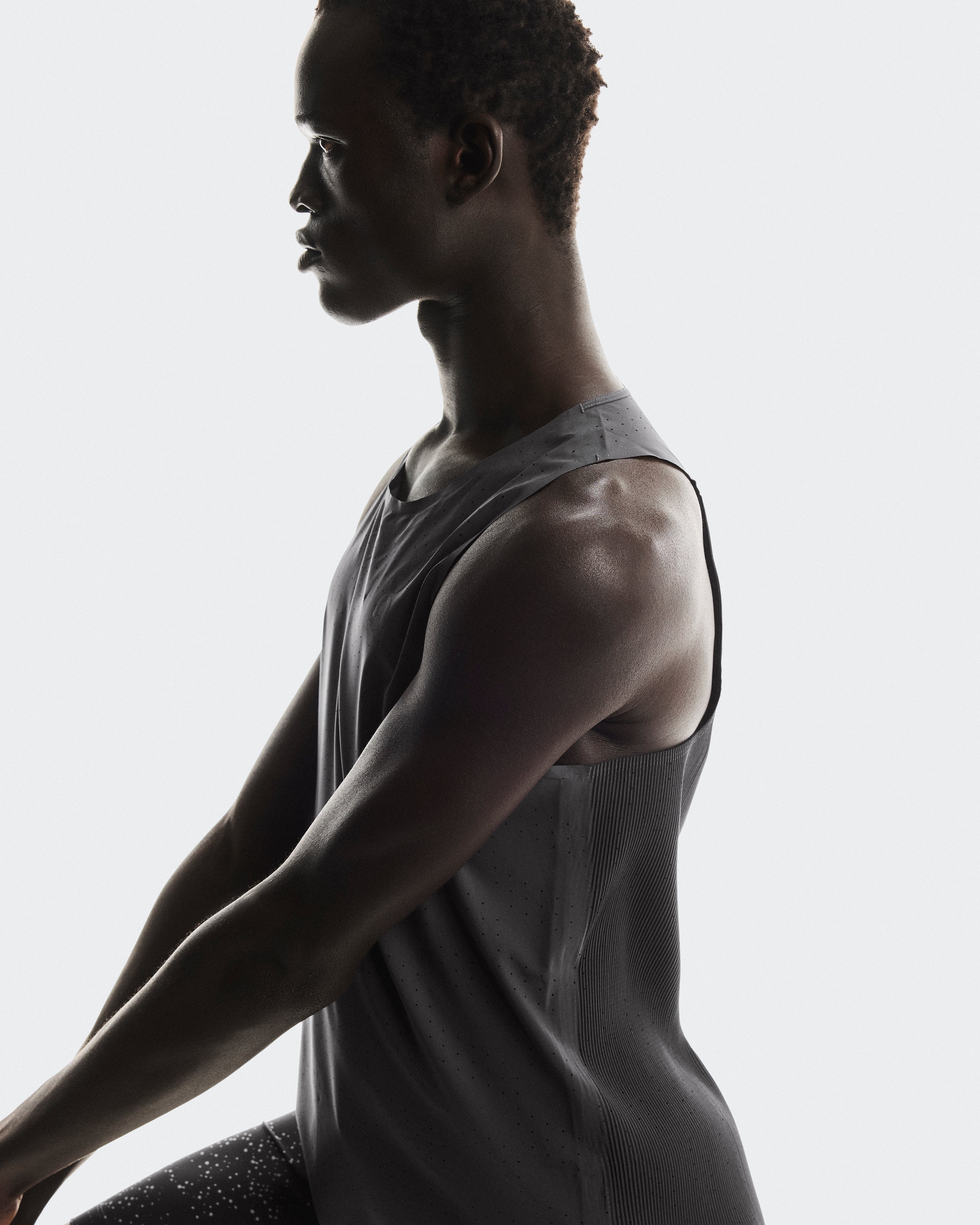 Race Singlet M Iron